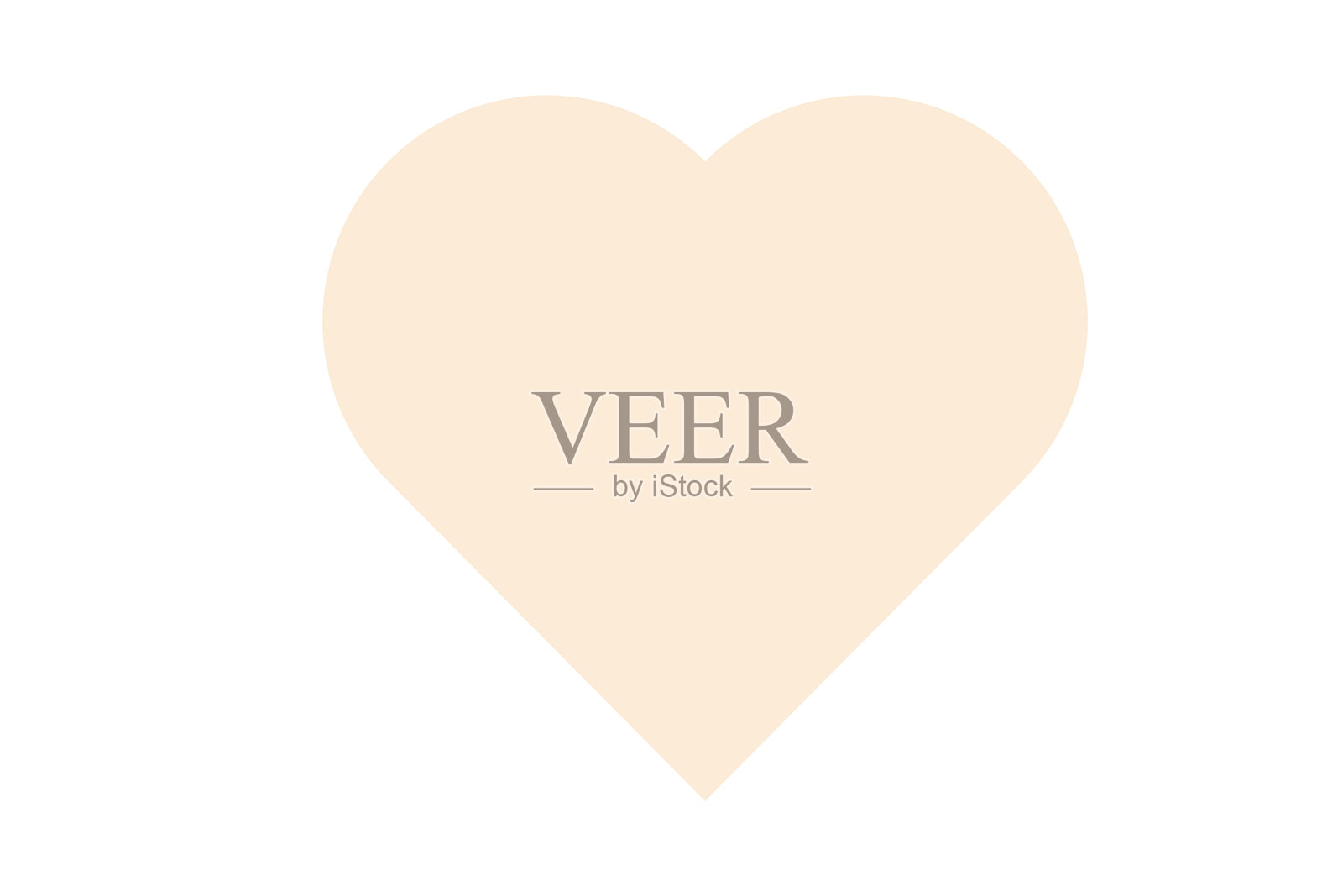 白色背景上的深古董白色心形图案。爱的象征。照片摄影图片