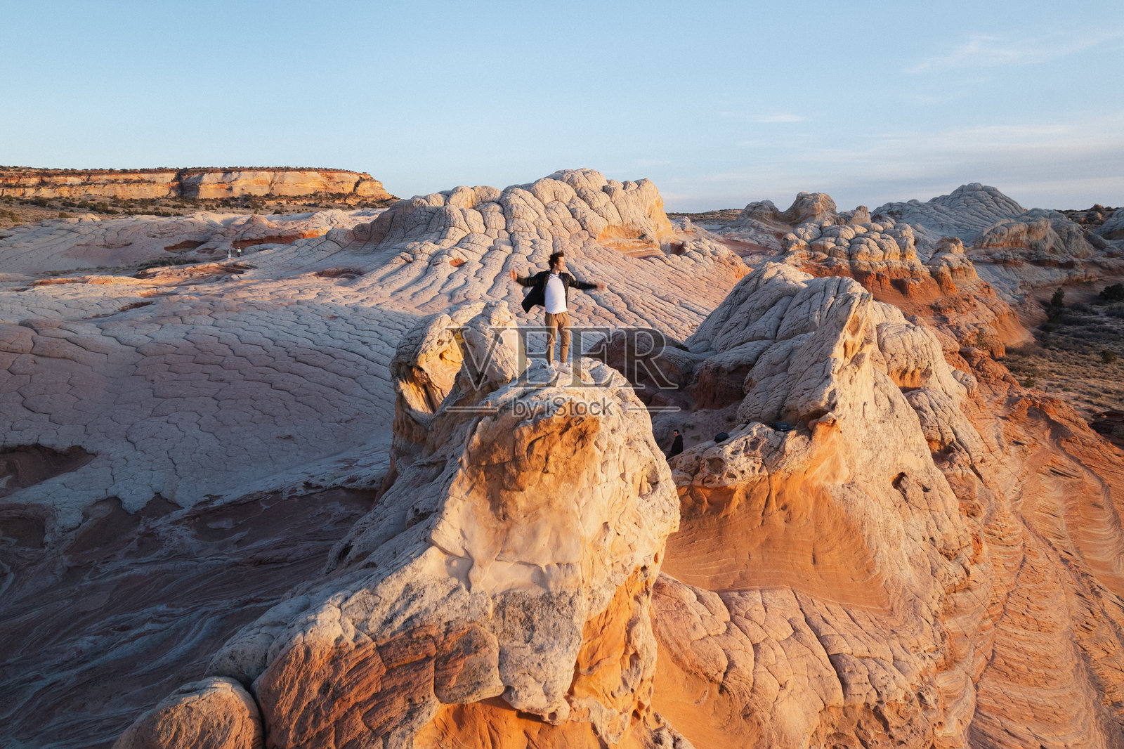 北亚利桑那州的红色悬崖白口袋。照片摄影图片