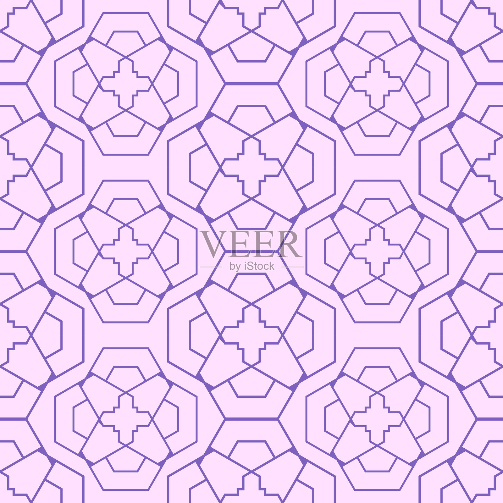 几何无缝图案背景，用于设计海报、封面、横幅和模板插画图片素材