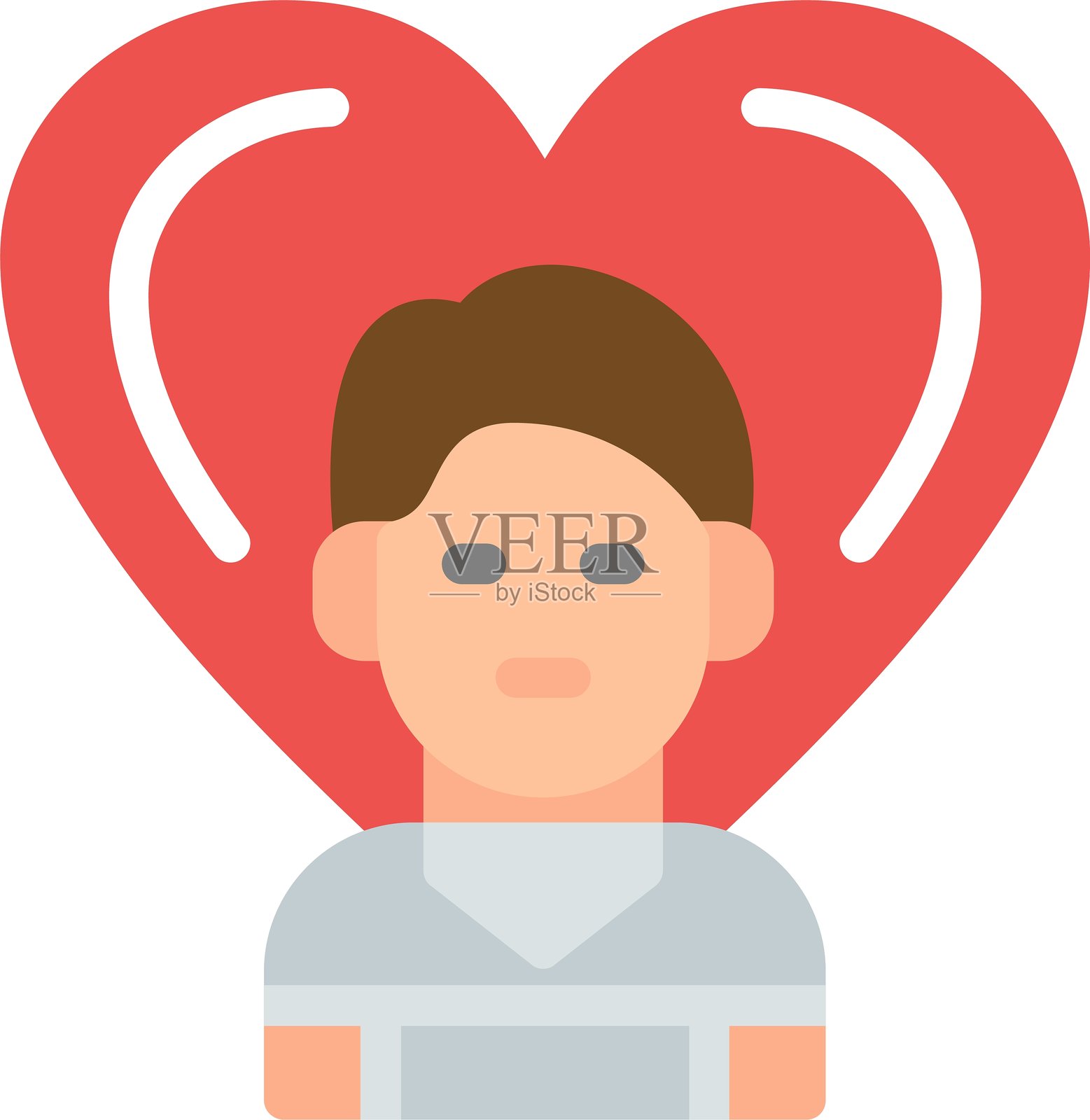 客户洞察扁平图标设计插画图片素材