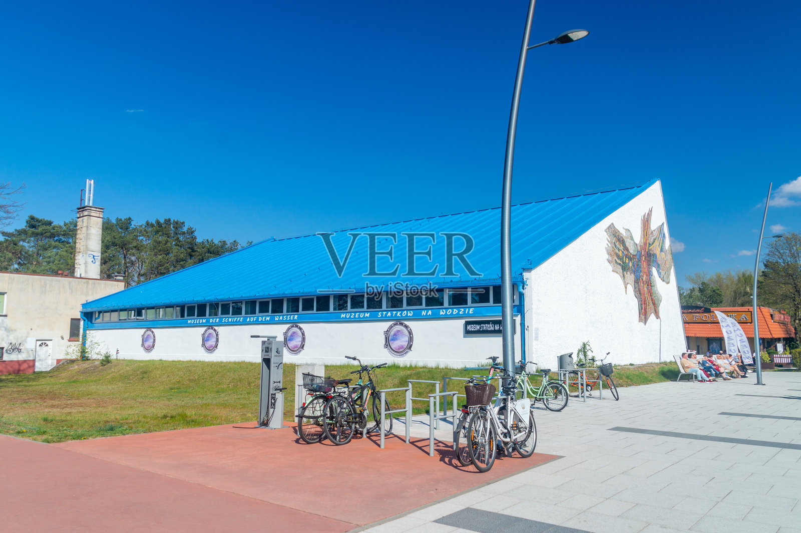 水上船舶博物馆。照片摄影图片