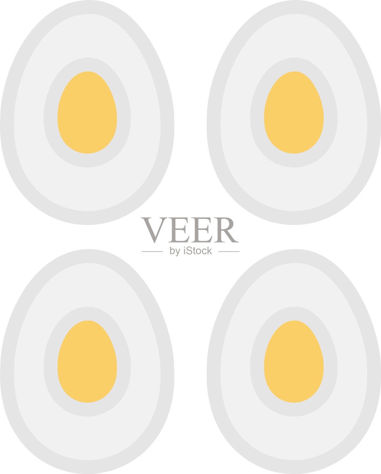 豆腐炒蛋扁平图标设计插画图片素材