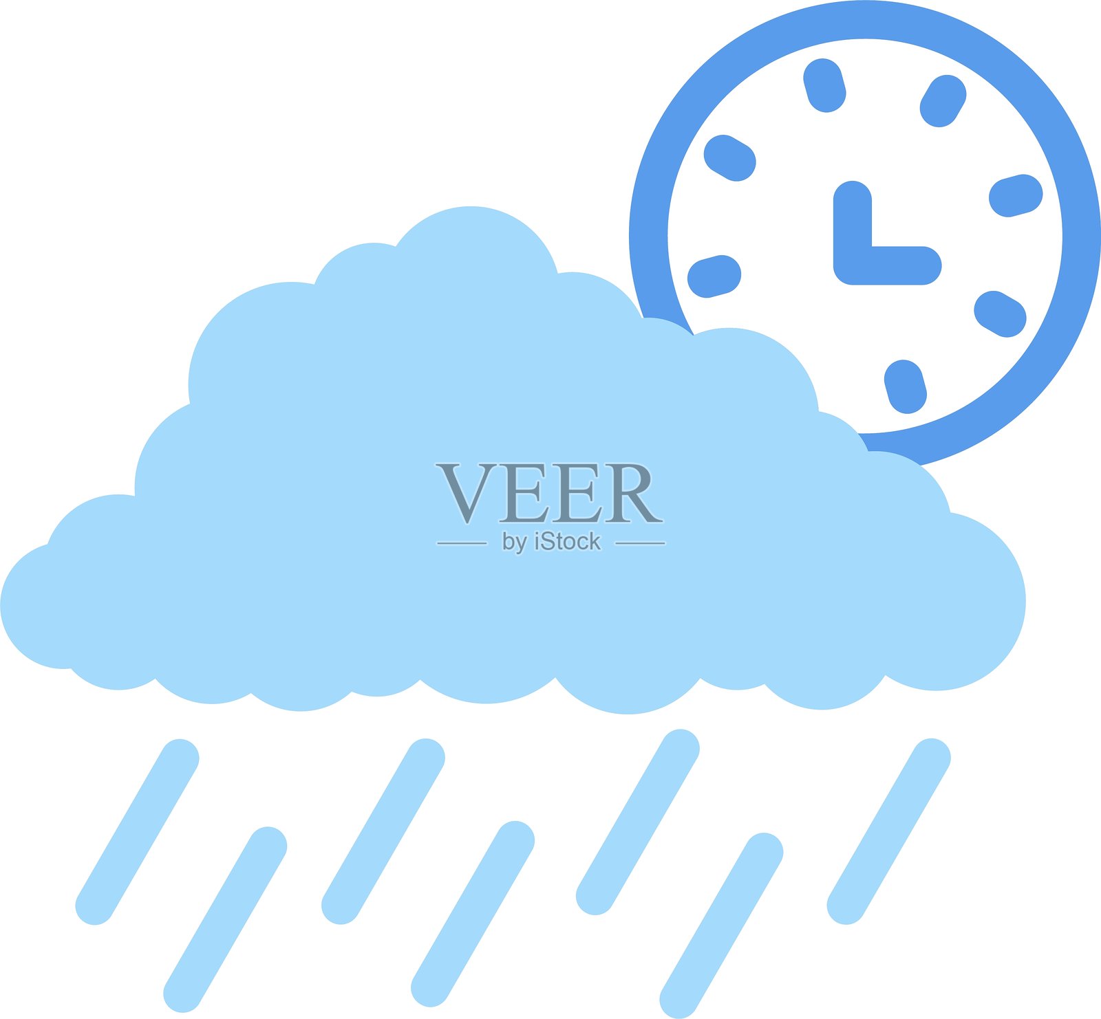 季风美食扁平图标设计插画图片素材