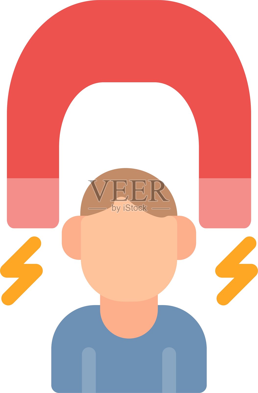 客户留存扁平图标设计插画图片素材