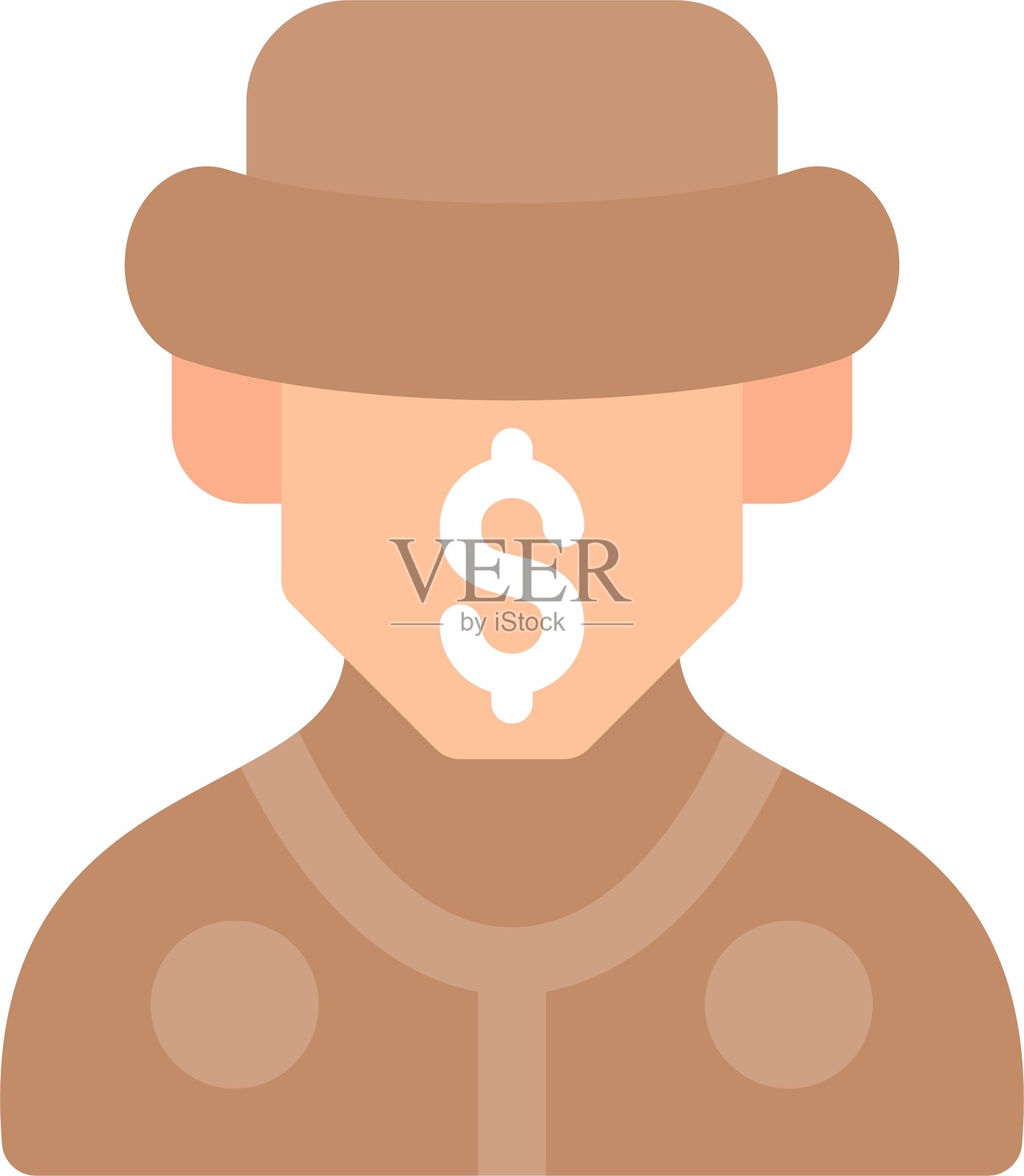 腐败透明度扁平图标设计插画图片素材