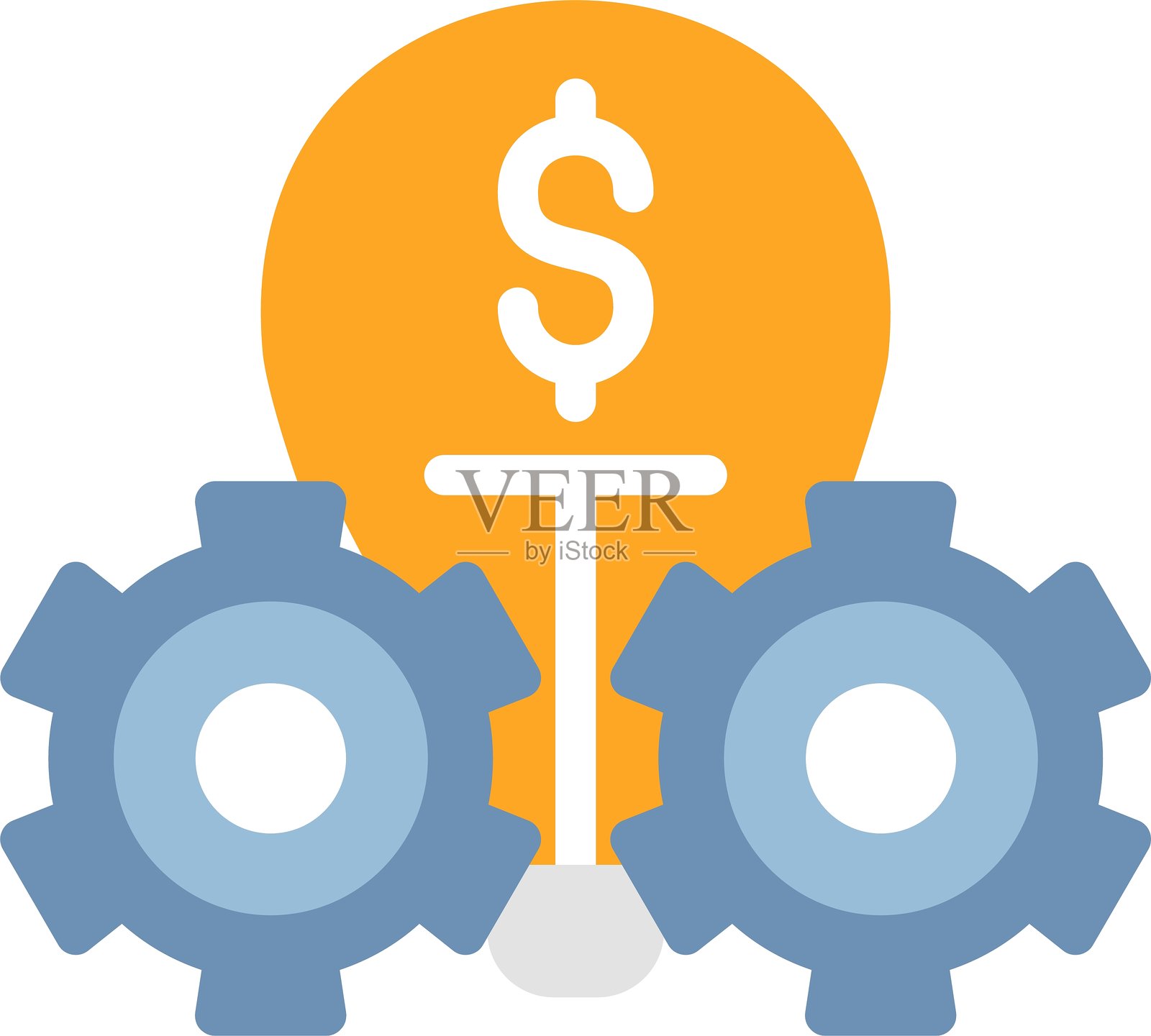 商业智能扁平图标设计插画图片素材