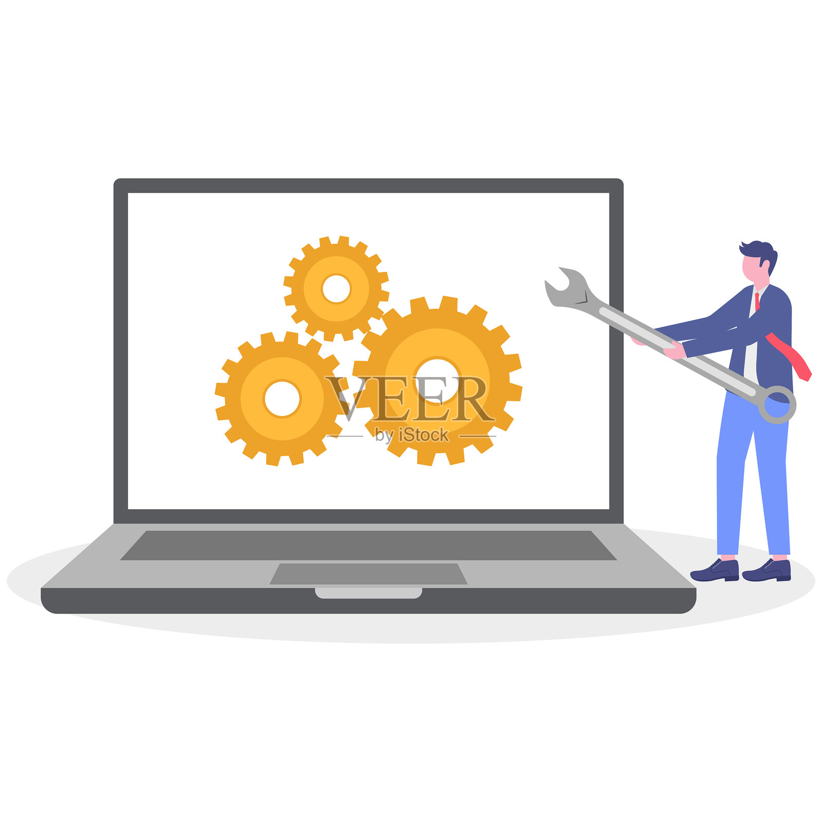 商业概念，社会设计插画图片素材