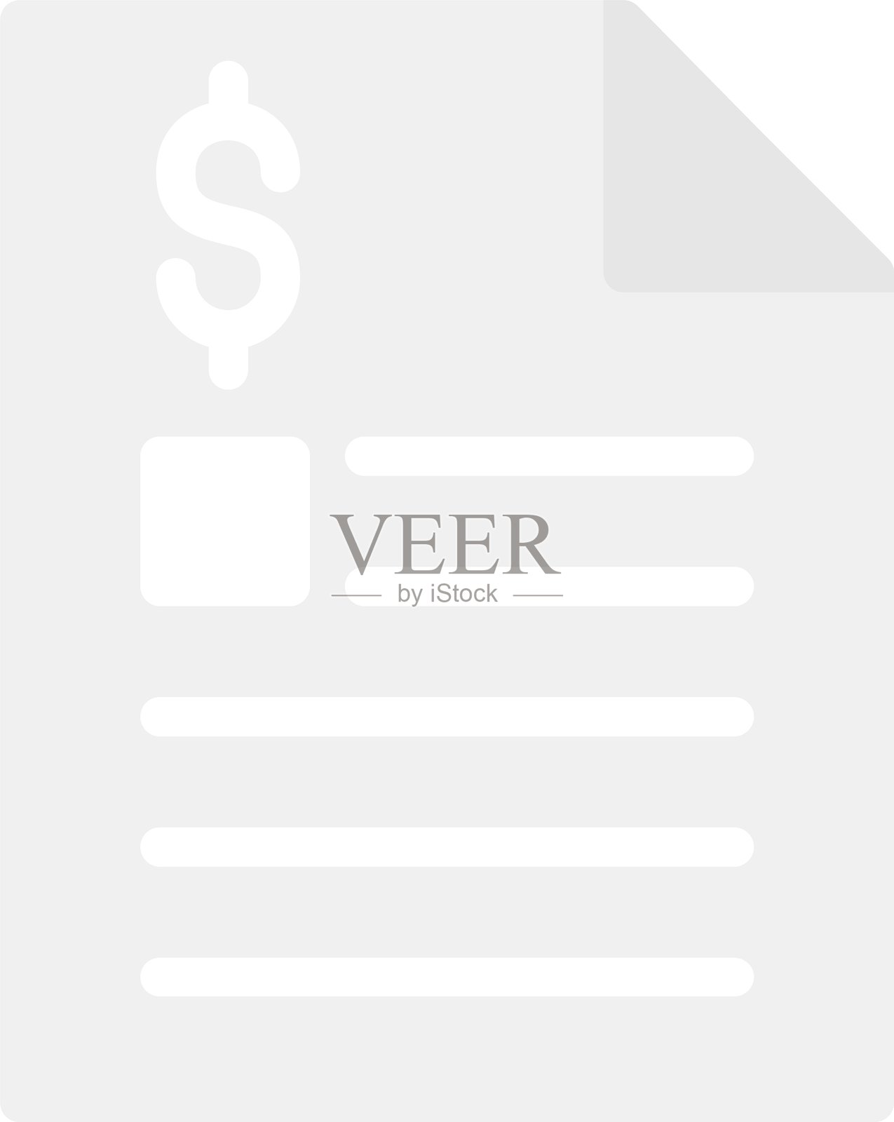 抵押贷款文件扁平图标设计插画图片素材