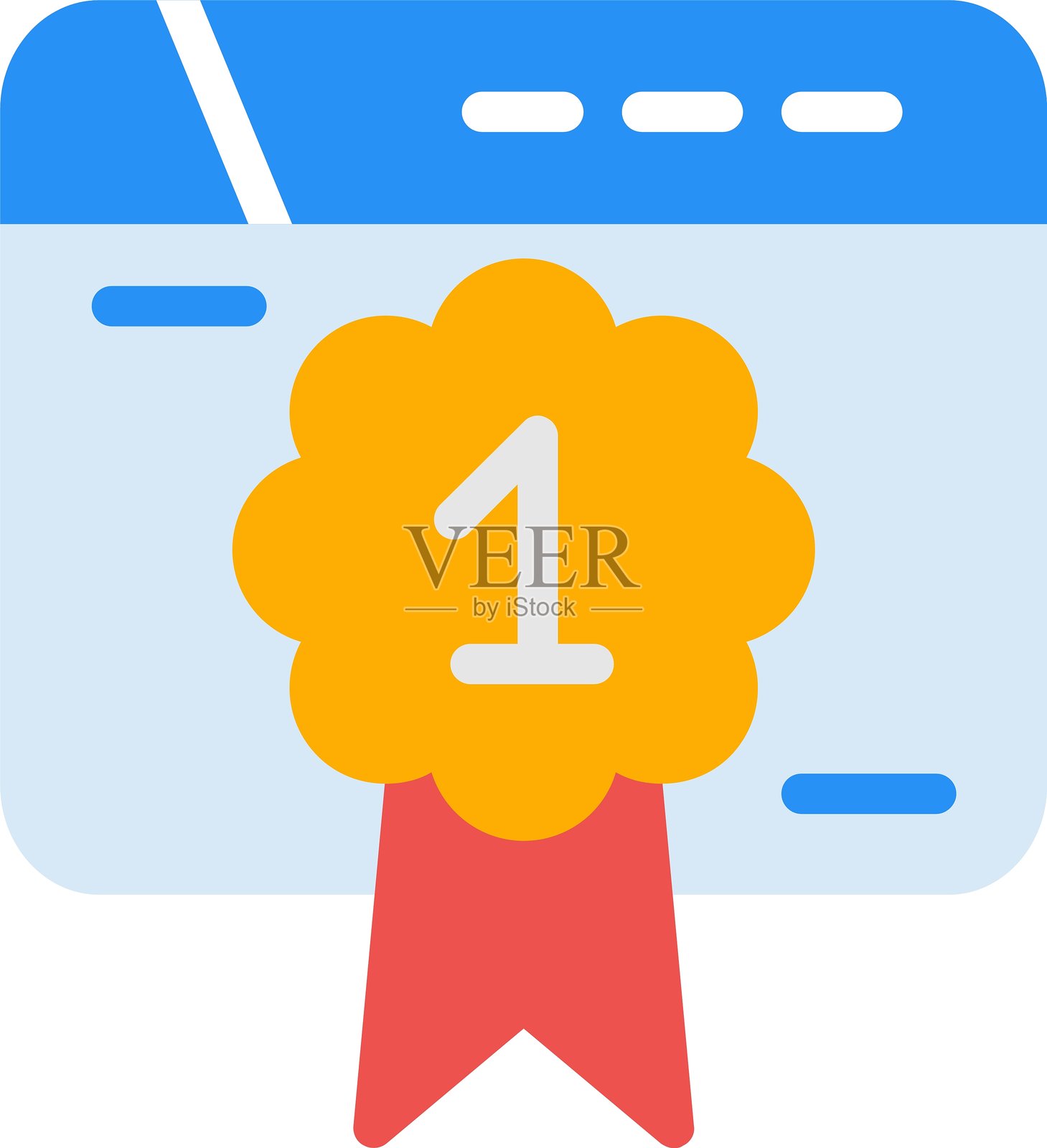 SEO排名跟踪扁平图标设计插画图片素材