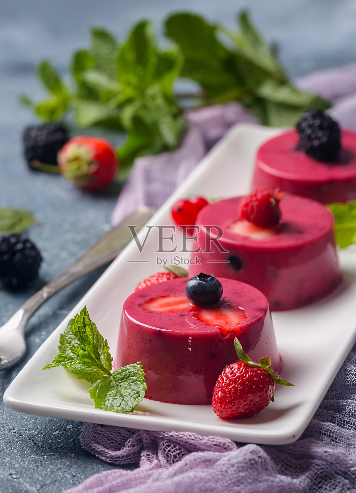 夏季浆果甜点照片摄影图片