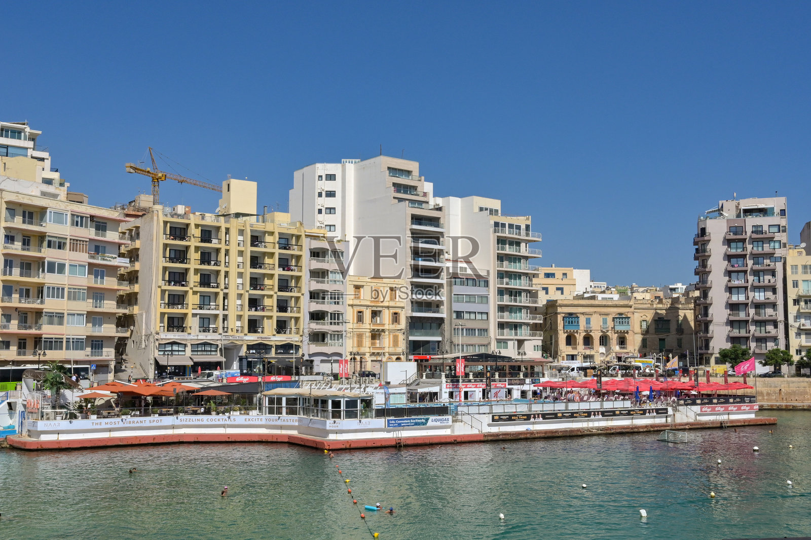 马耳他岛巴卢塔湾的美丽景色照片摄影图片