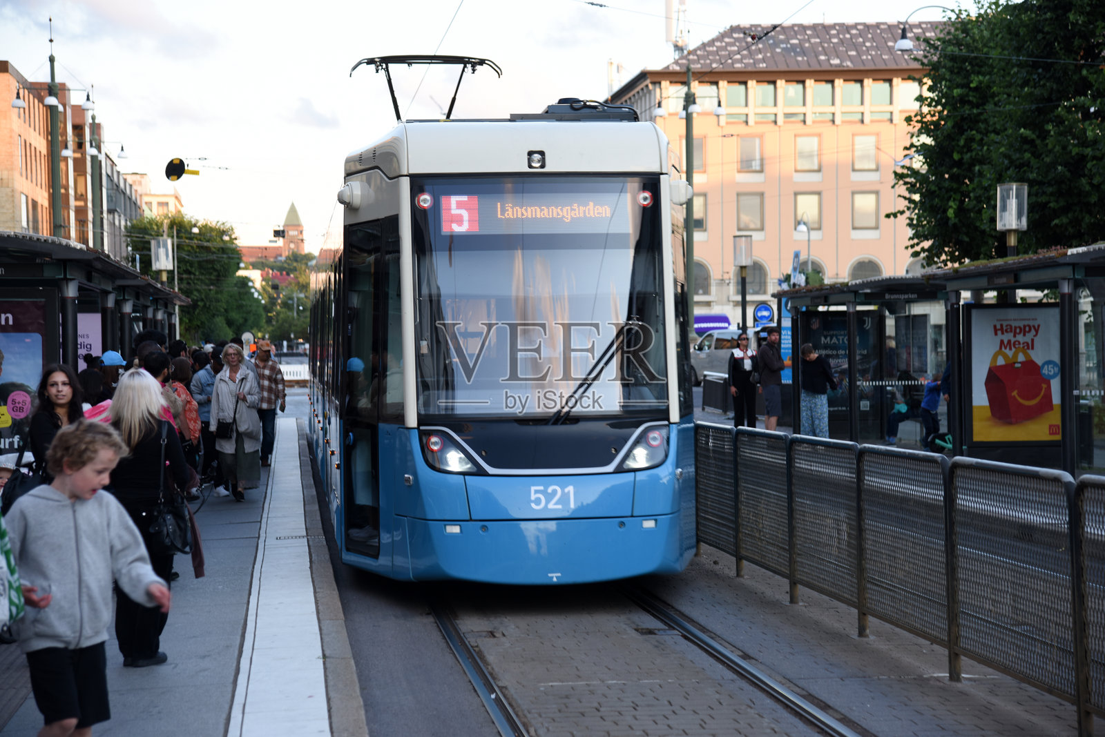 哥德堡电车照片摄影图片