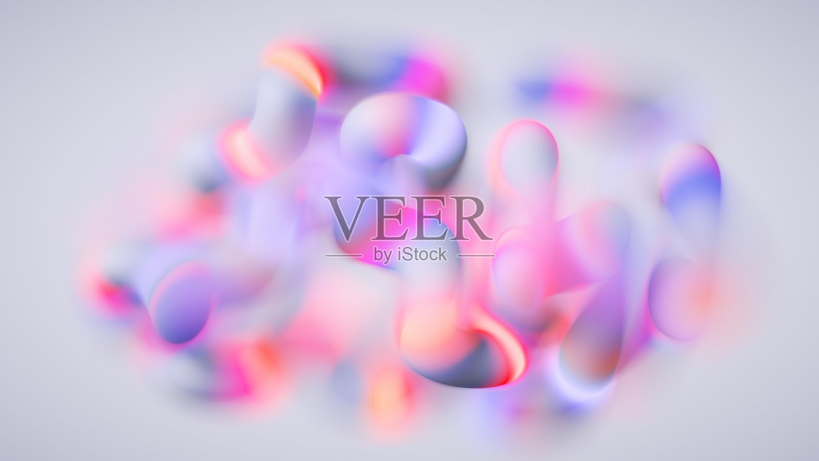 抽象的模糊背景，多彩的模糊斑点和散景灯光照片摄影图片