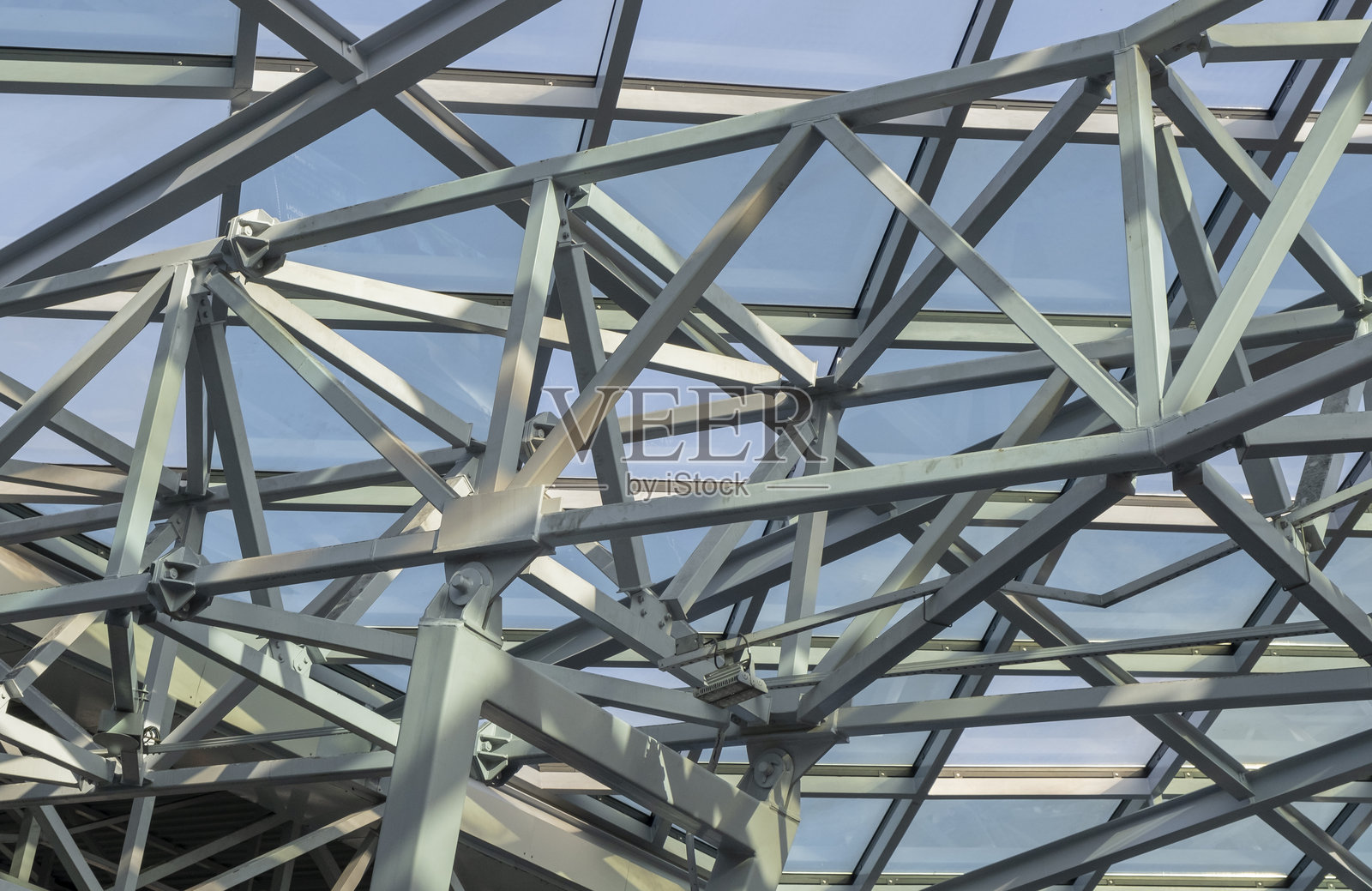 桁架框架形状建筑照片摄影图片