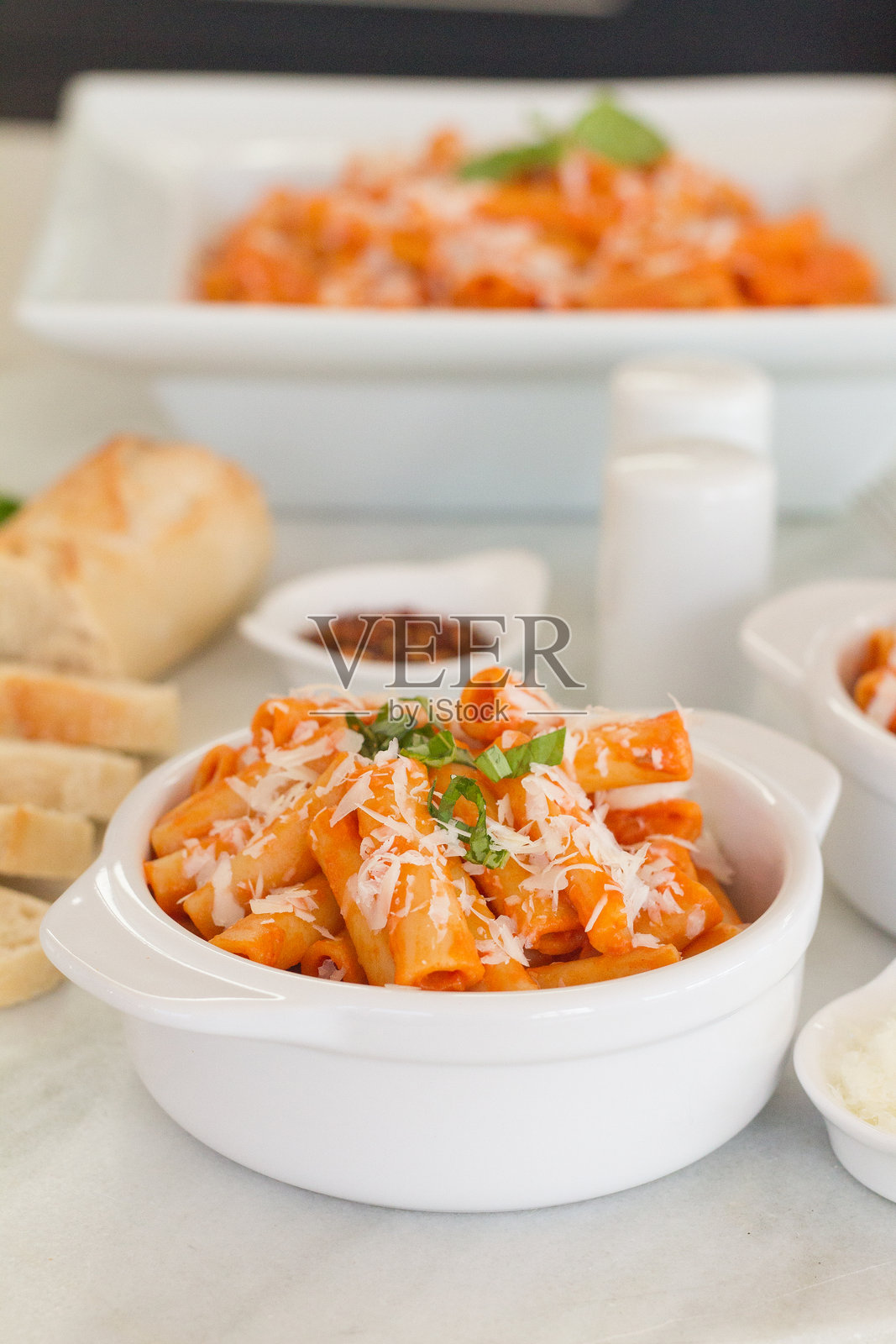 伏特加意大利面照片摄影图片