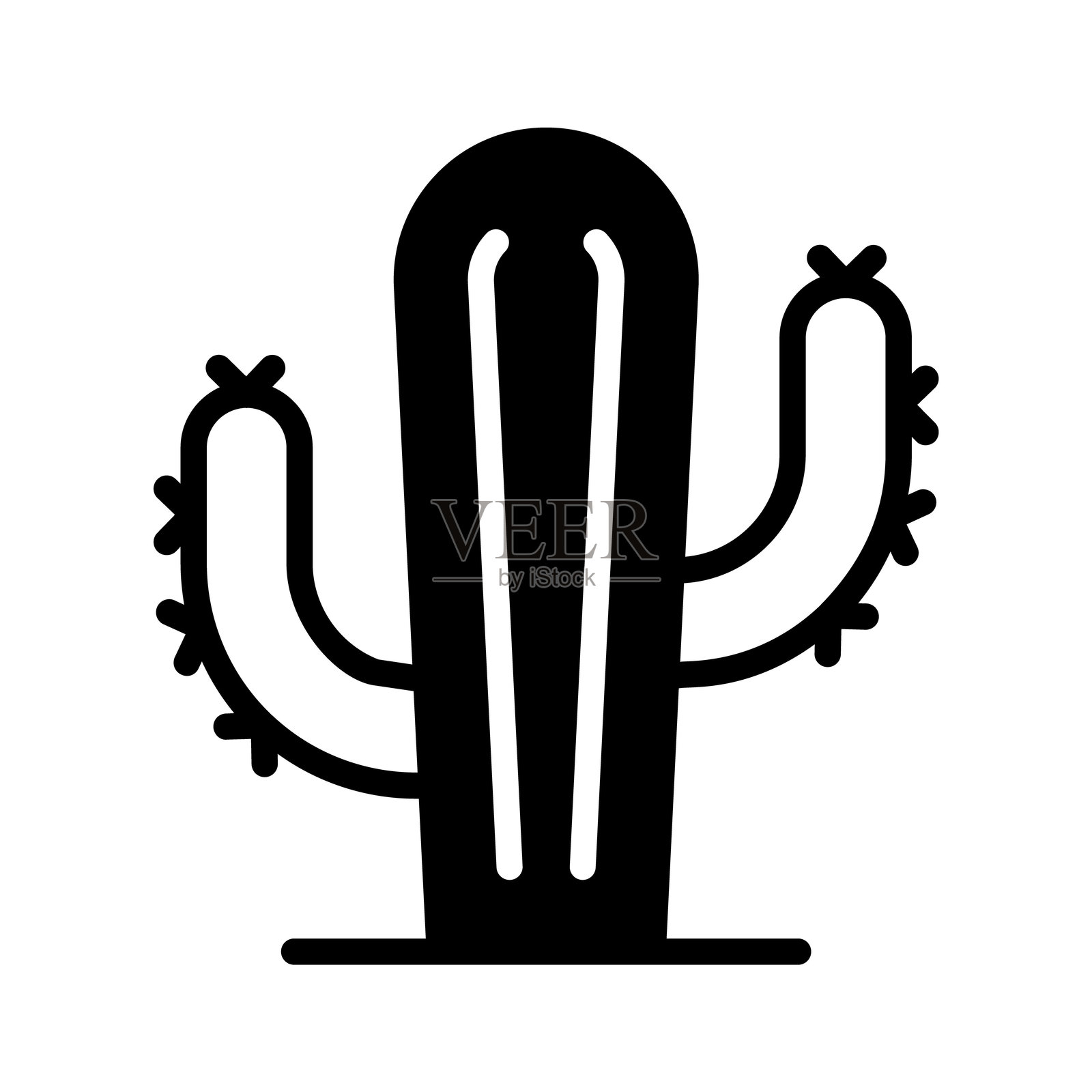 仙人掌插画图片素材