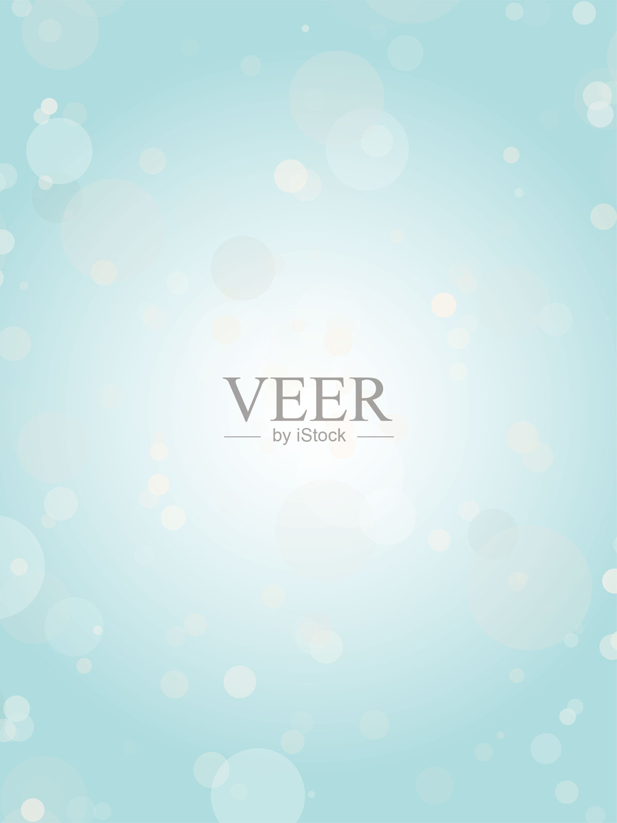 童话风格的蓝色波点背景材料插画图片素材