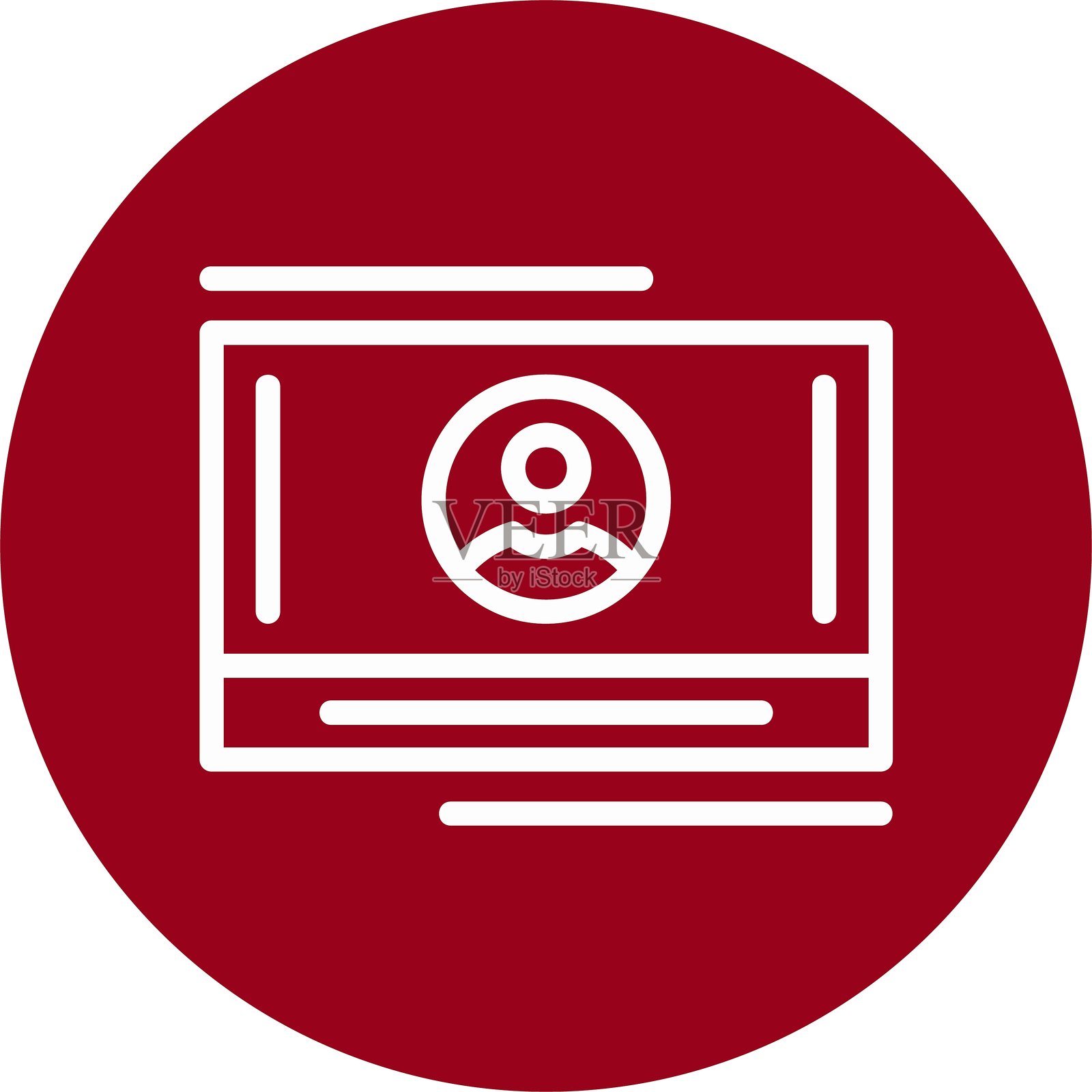 名片线圈风格图标设计插画图片素材