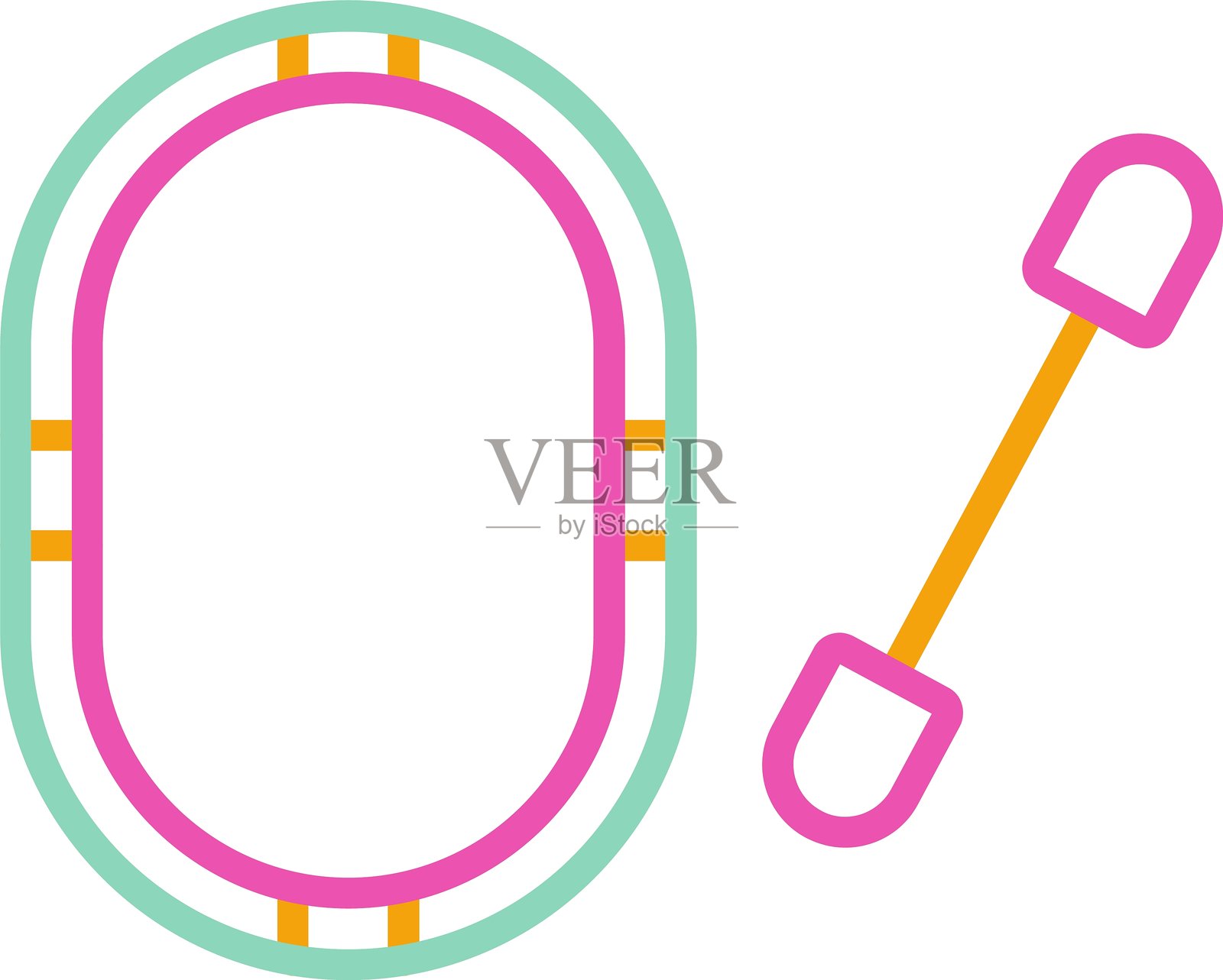 救生艇图标插画图片素材