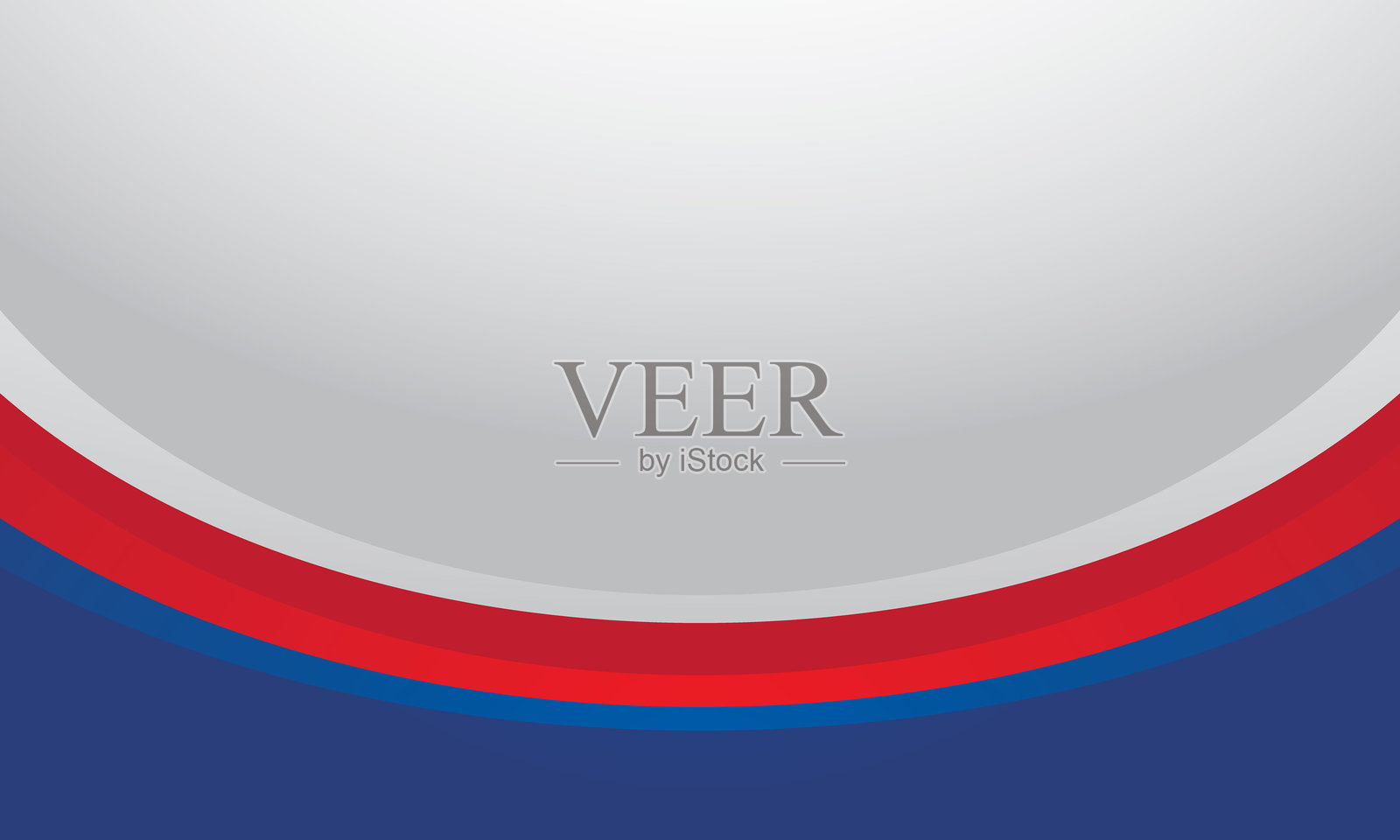 白色背景上的抽象蓝红曲线插画图片素材