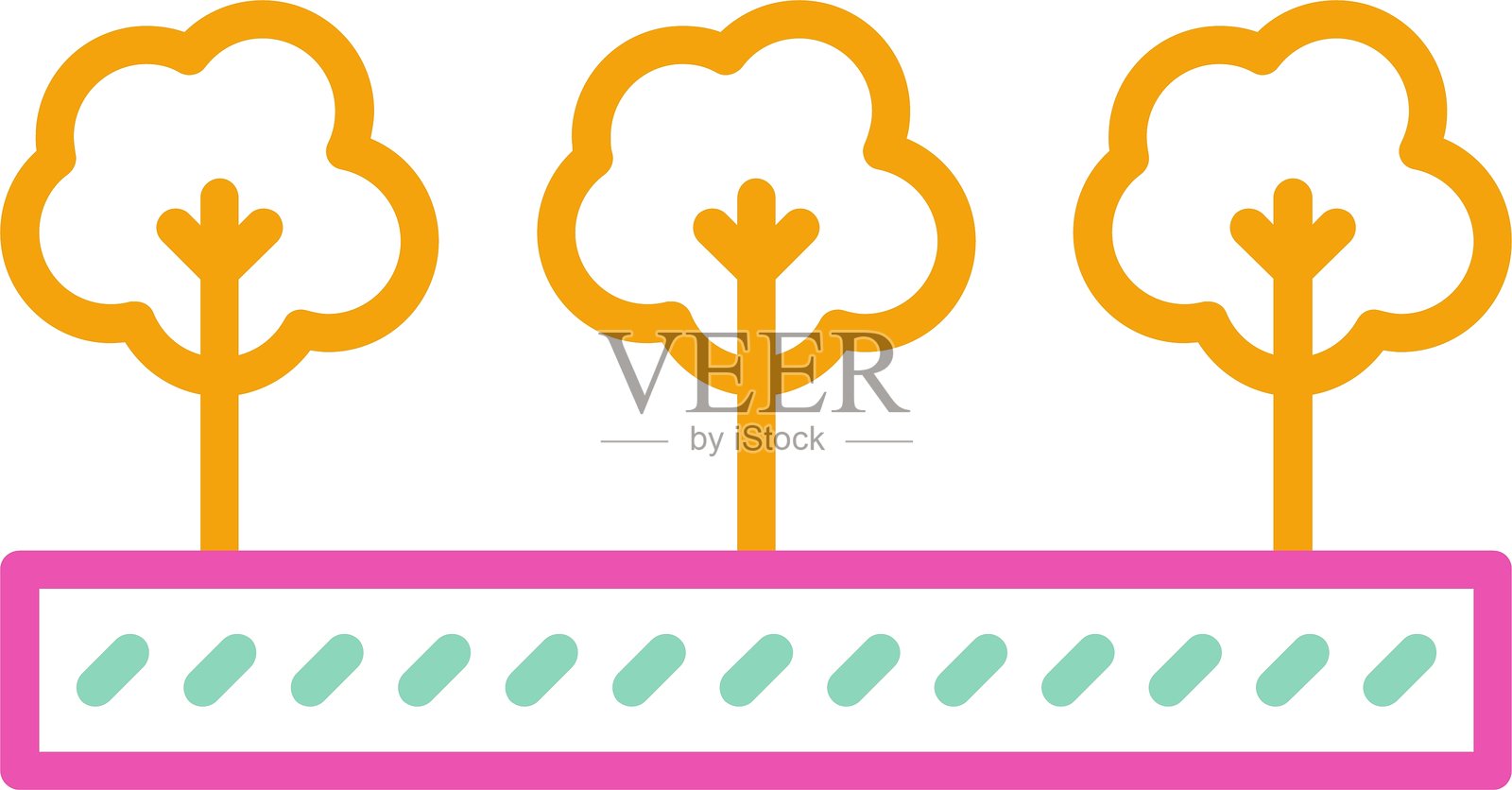 树木图标插画图片素材