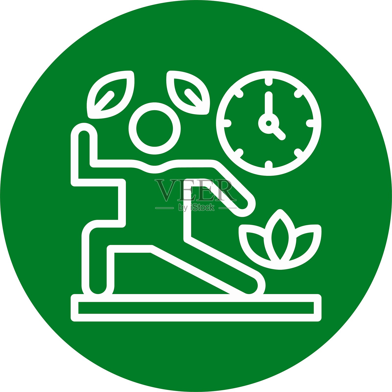 耐力线圈风格图标设计插画图片素材