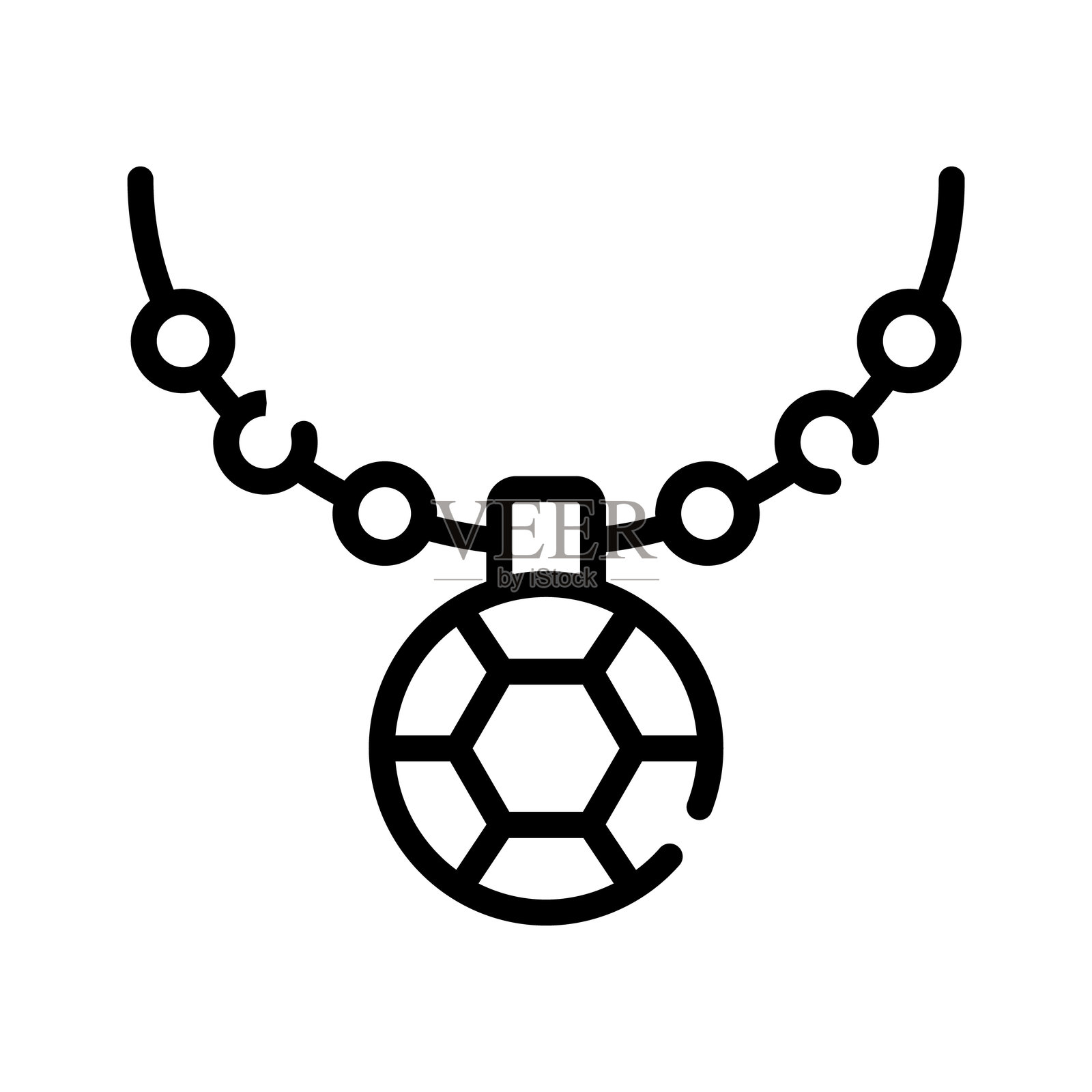 珠宝挂坠插画图片素材