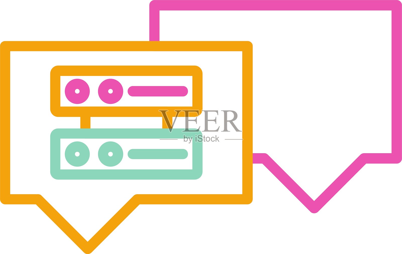 聊天图标插画图片素材