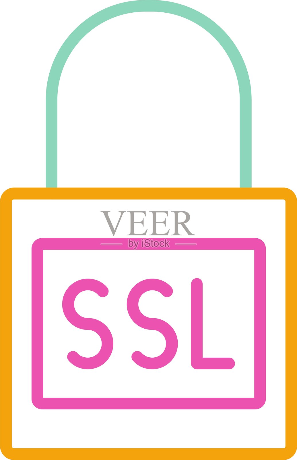 SSL图标插画图片素材