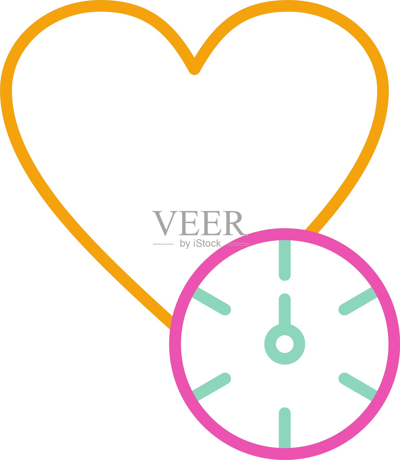 爱心图标插画图片素材