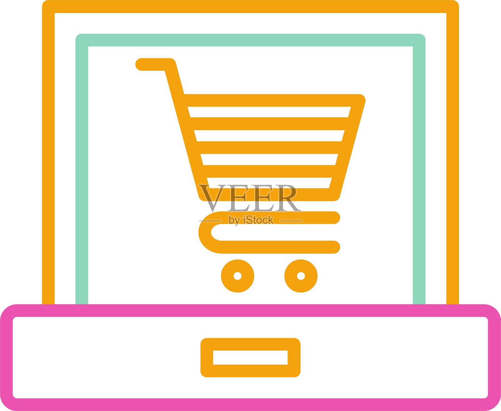 在线商店图标插画图片素材