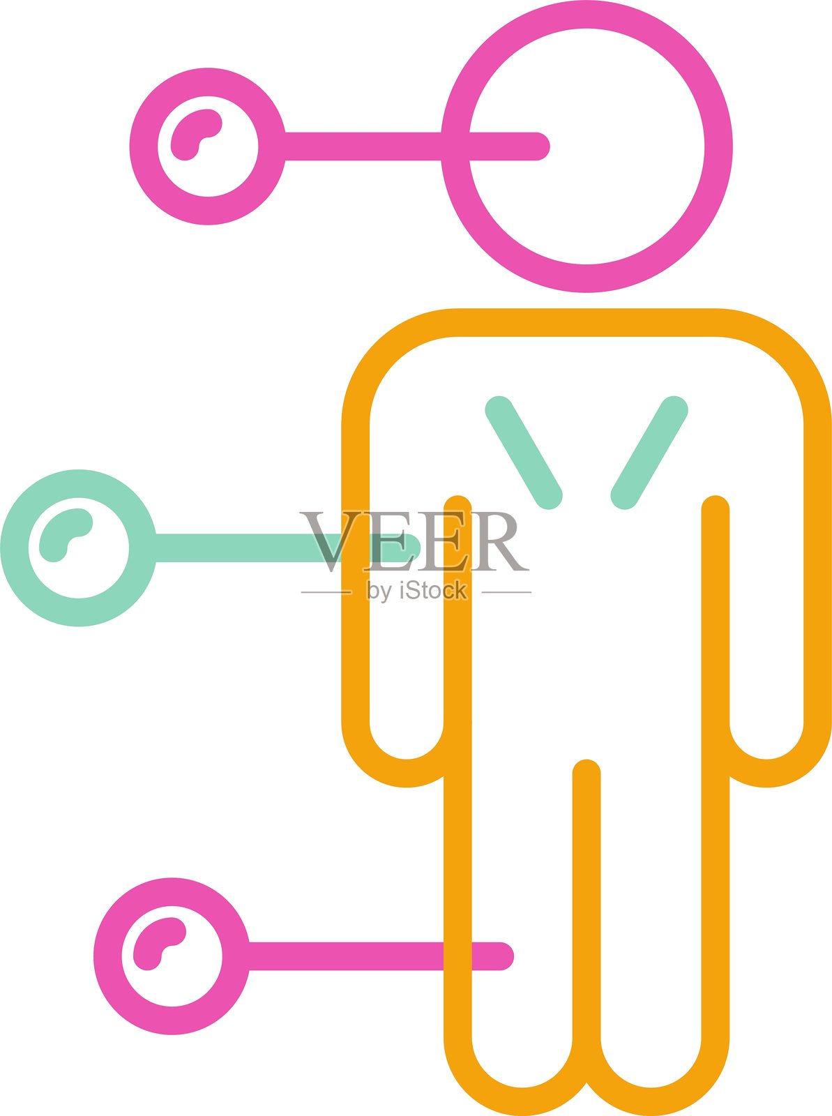 人体图标插画图片素材