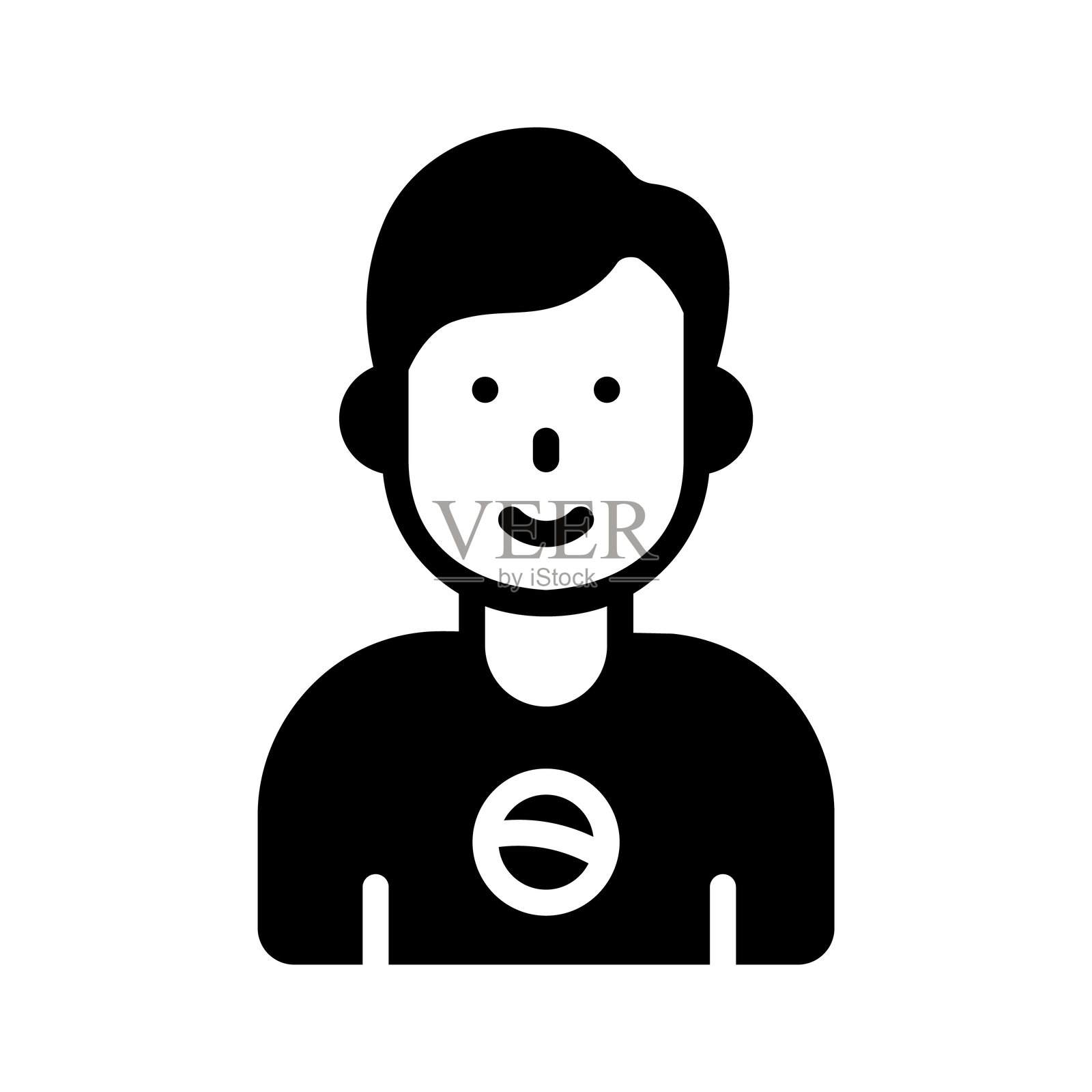 巴西男孩插画图片素材