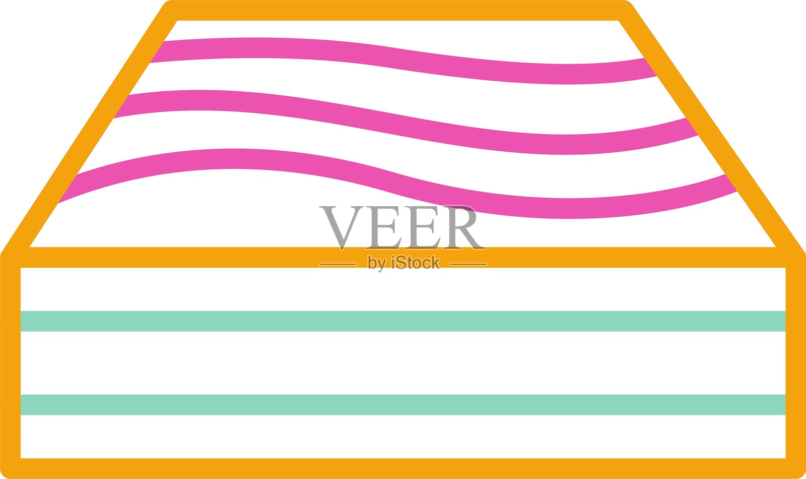 床垫图标插画图片素材