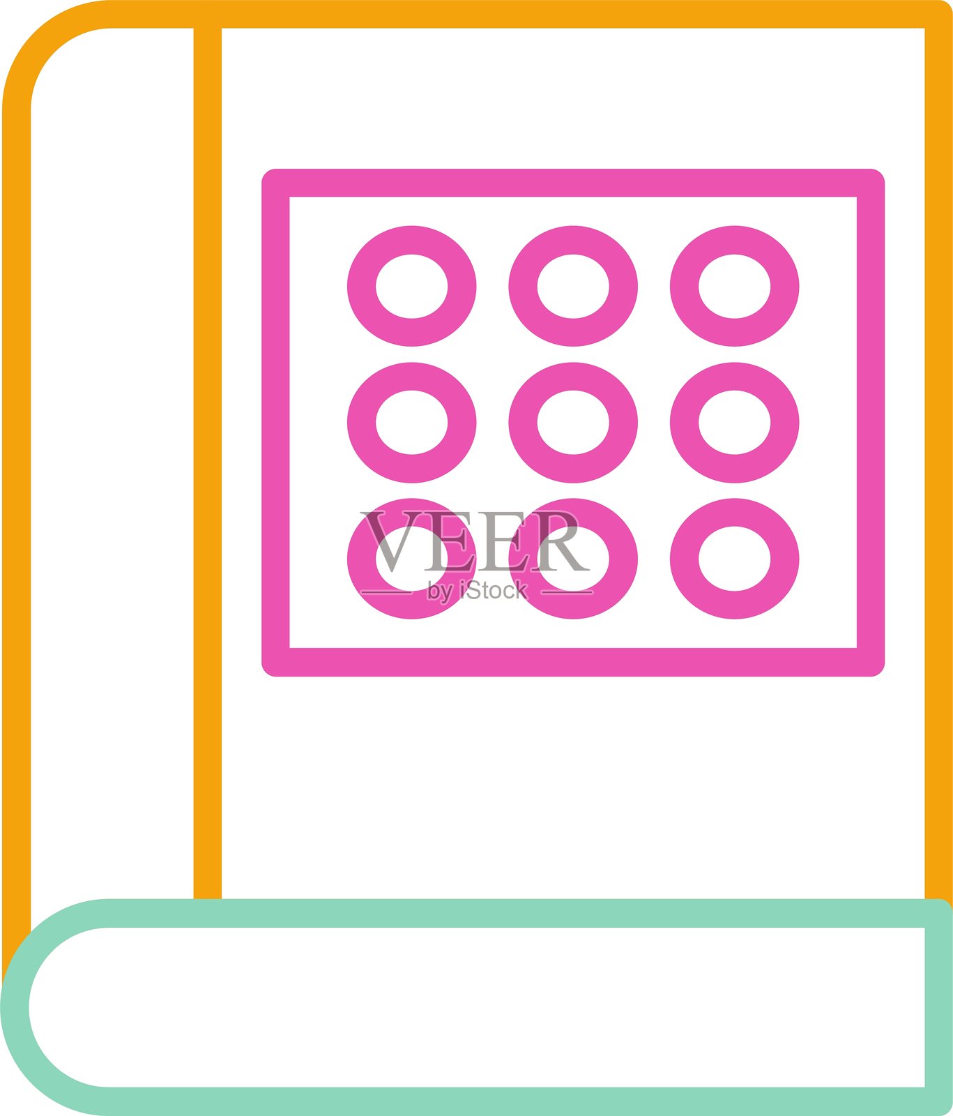 盲文图标插画图片素材