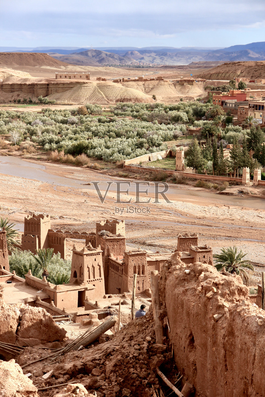 阿伊特·本哈杜，摩洛哥沙漠的明珠照片摄影图片