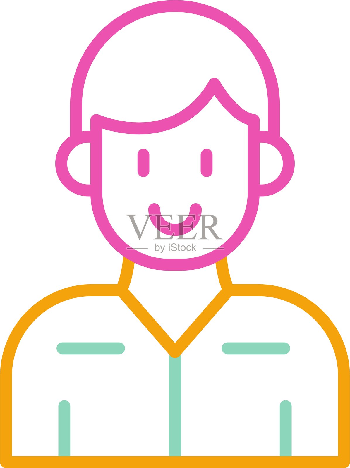 男性图标插画图片素材