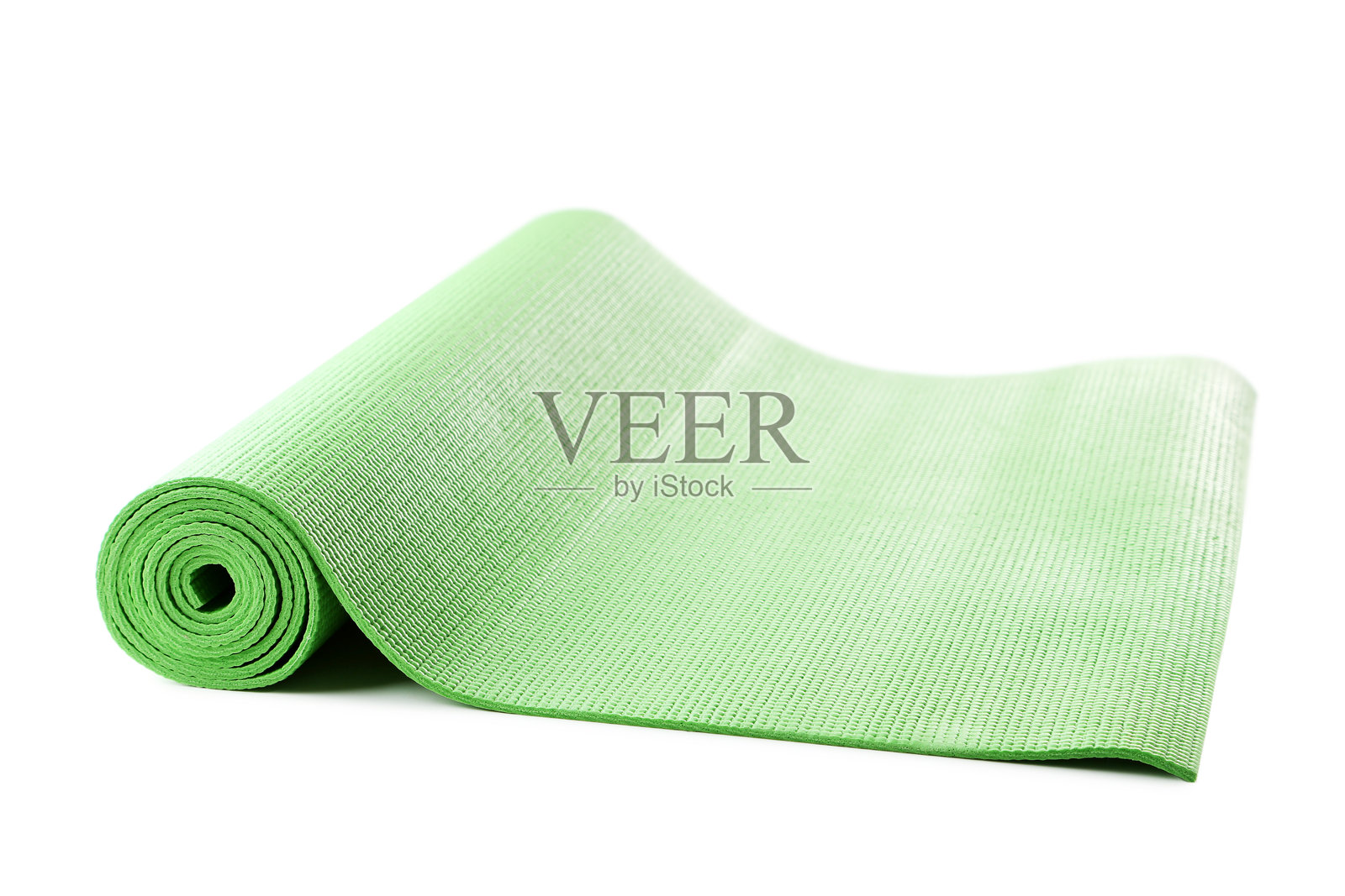 健身垫孤立在白色背景上照片摄影图片