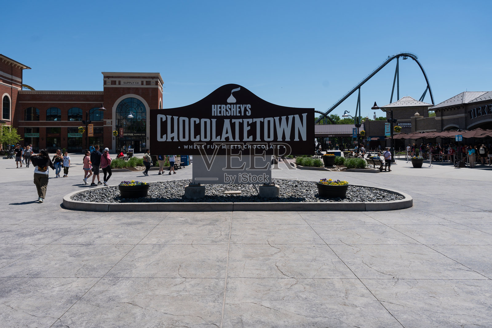 巧克力镇照片摄影图片