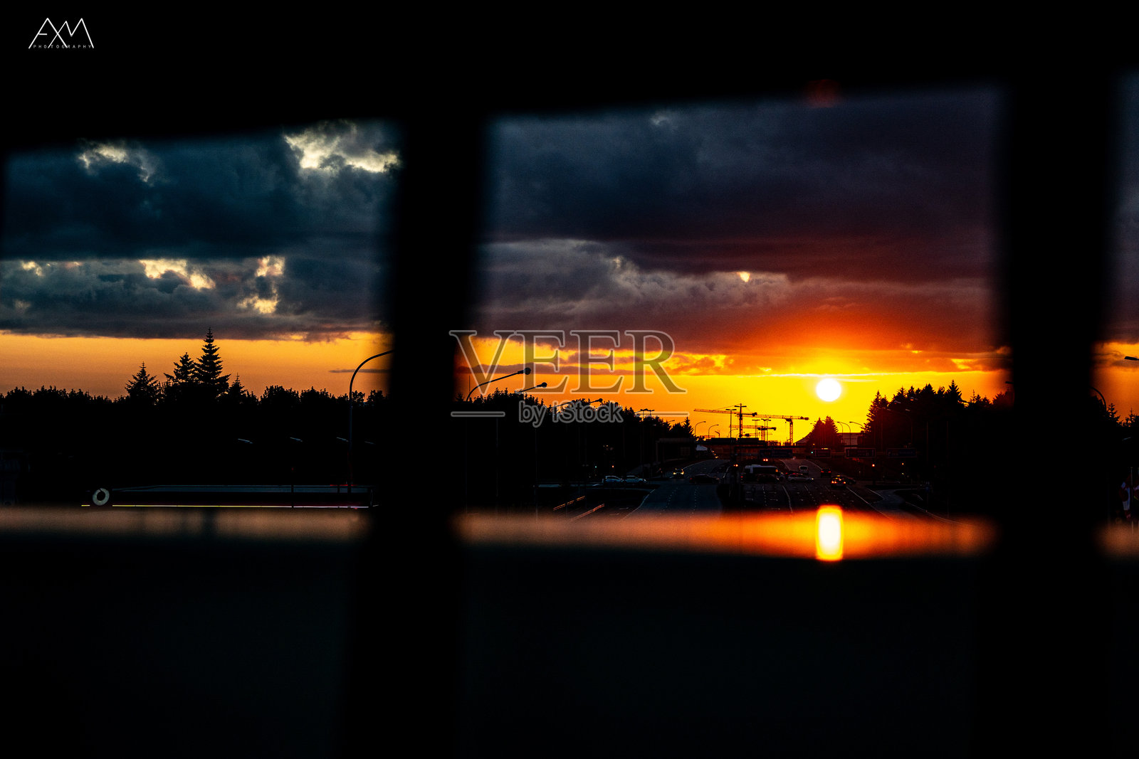 冰岛日落照片摄影图片