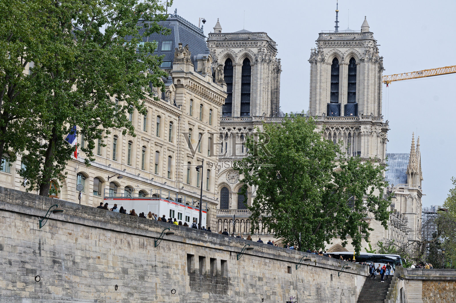 巴黎圣母院照片摄影图片