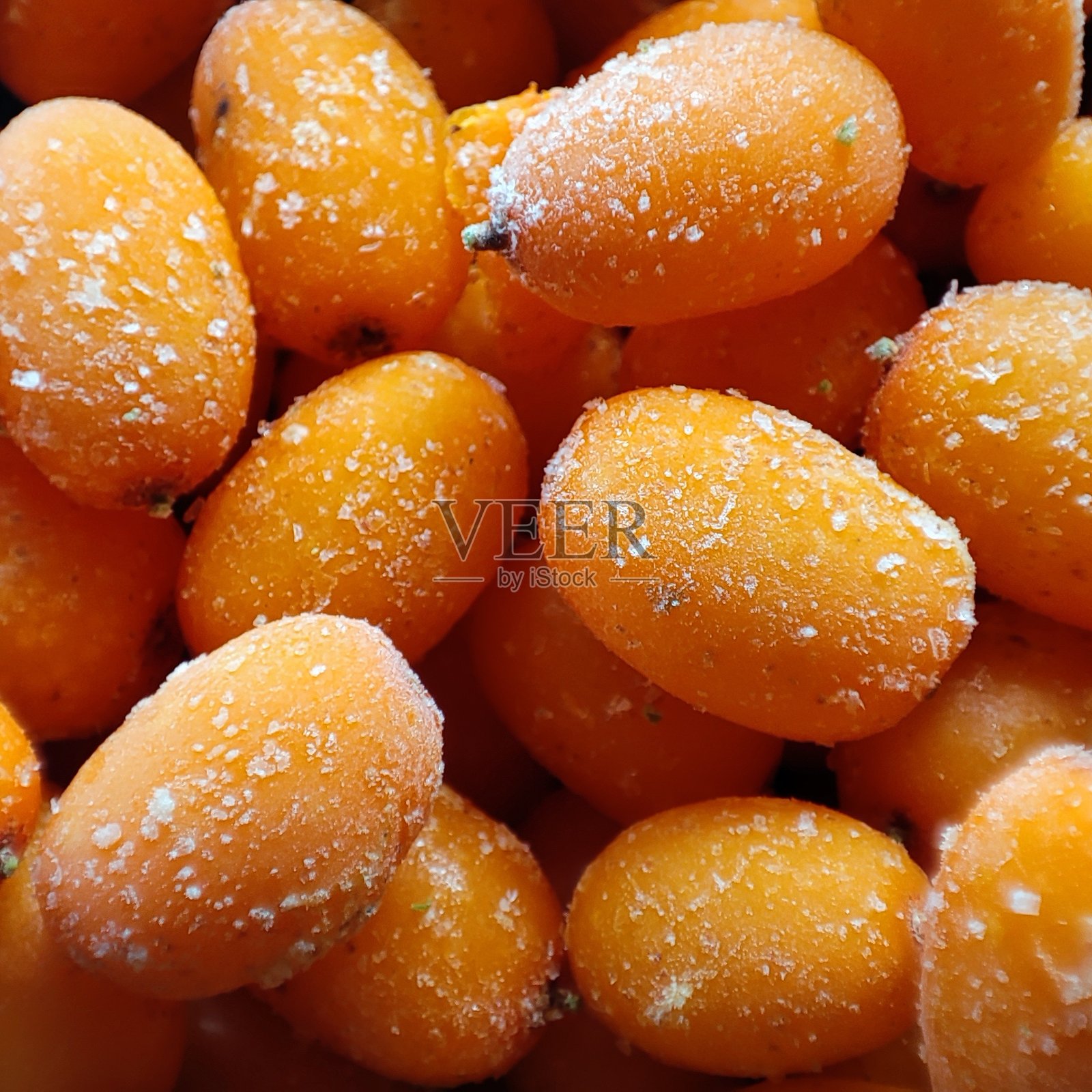 冷冻海棠果照片摄影图片