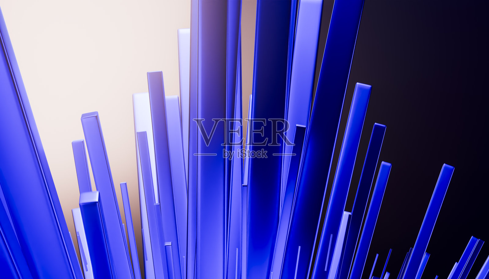 动态蓝色几何结构在渐变背景上照片摄影图片