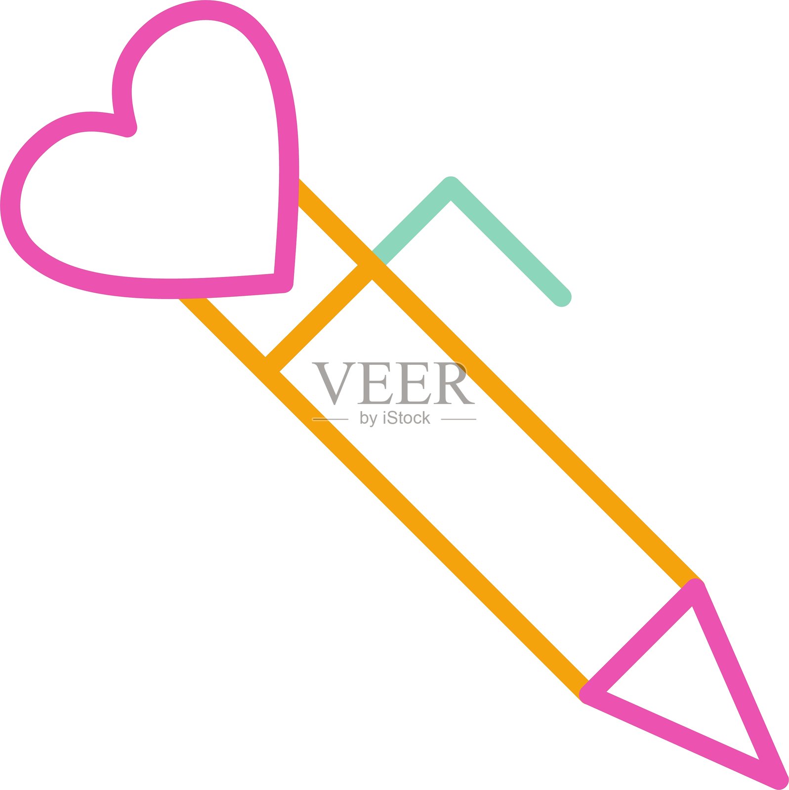 圆珠笔图标插画图片素材