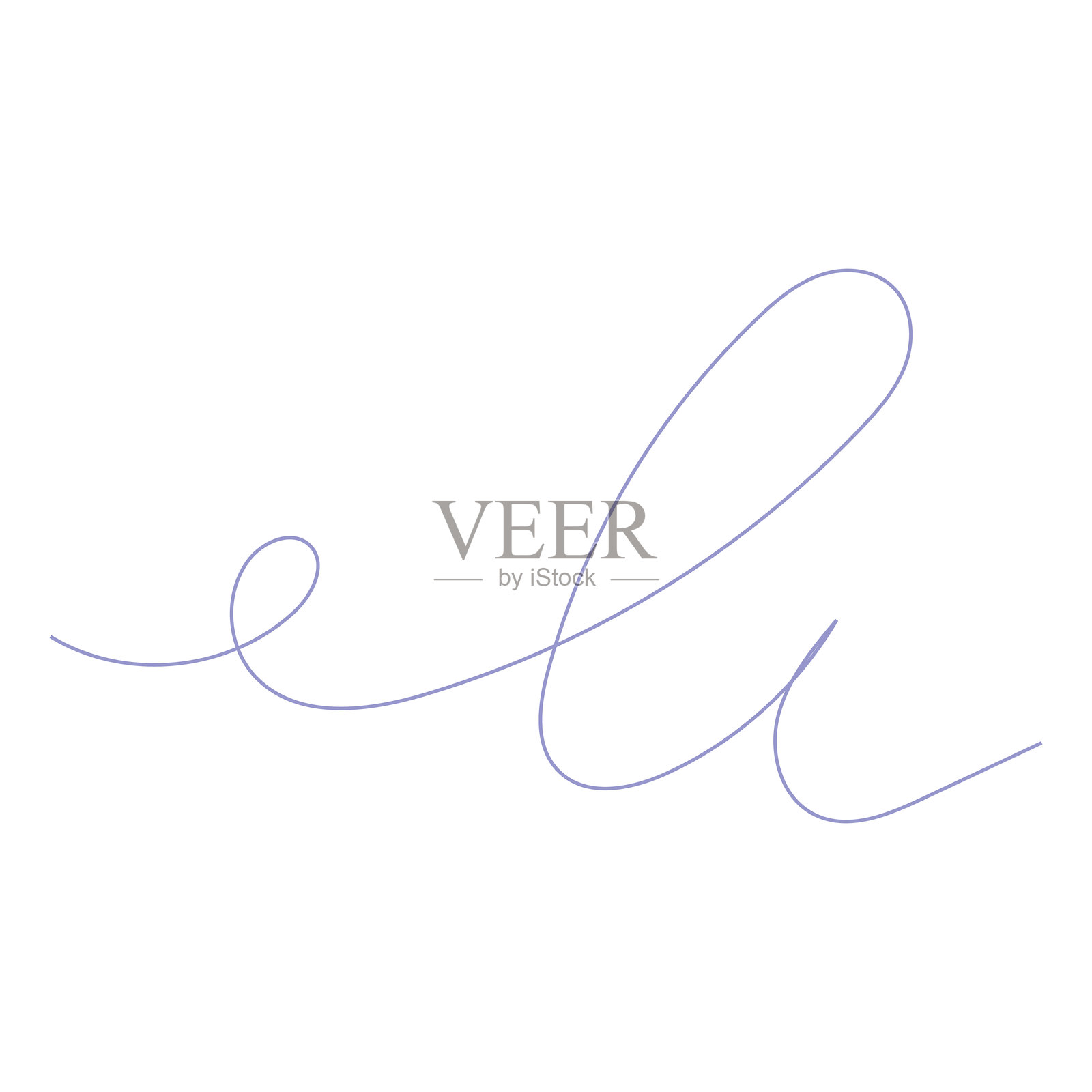 白色背景上的涂鸦曲线图标插画图片素材