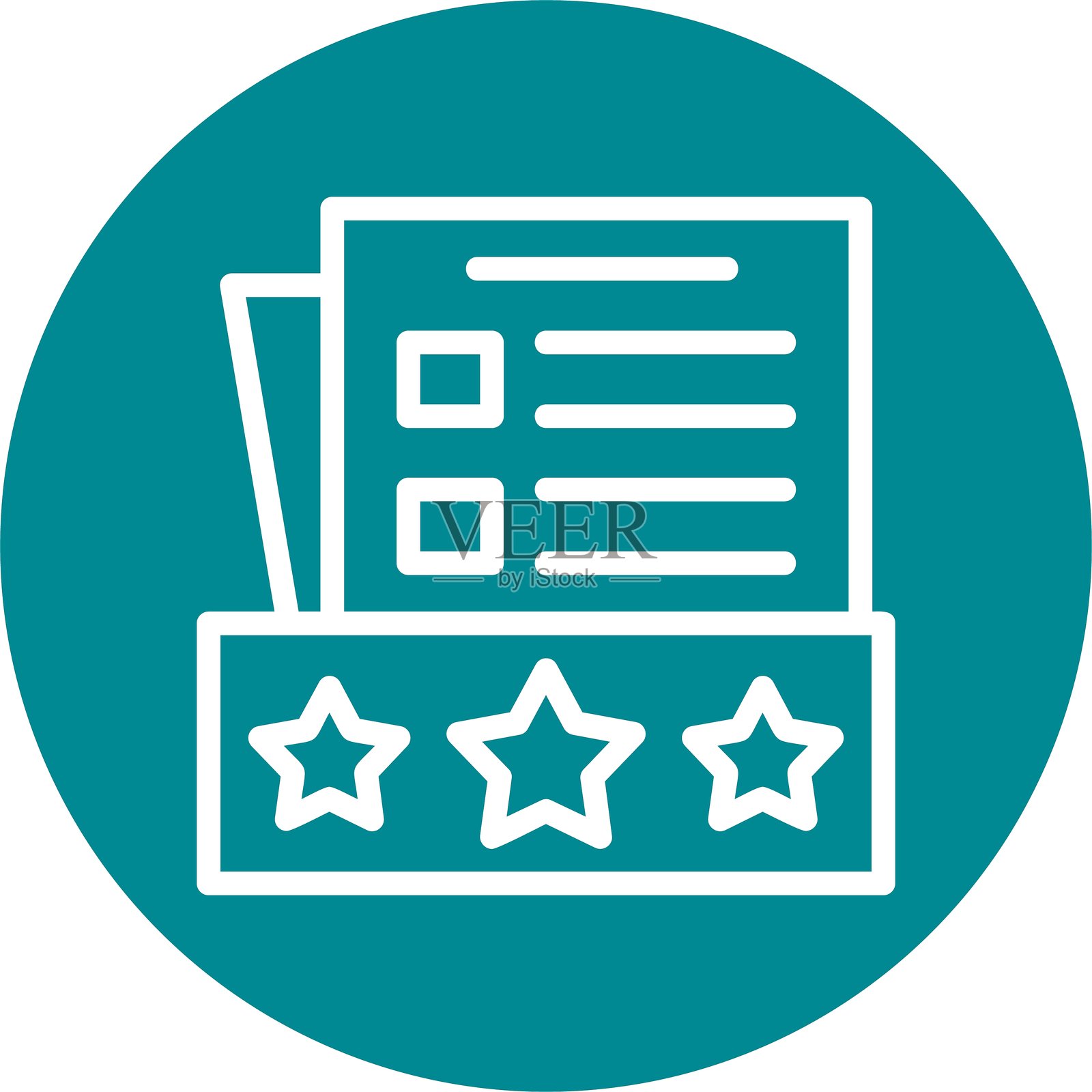 控制线圆形风格图标设计插画图片素材