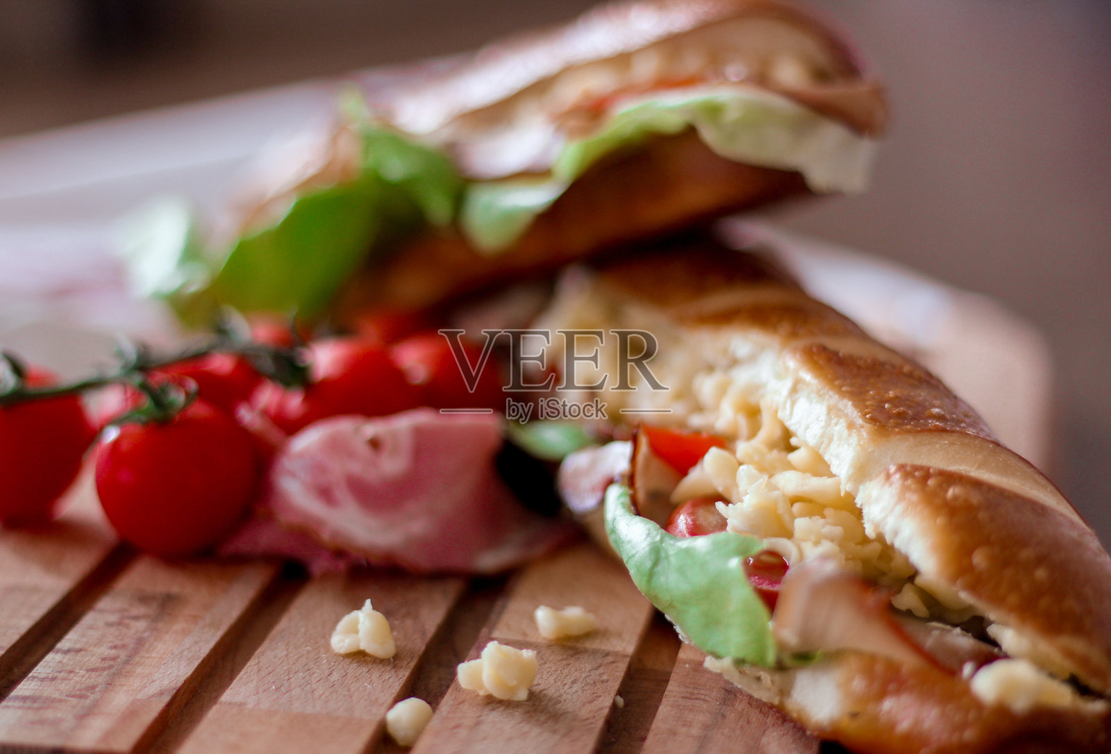 两个三明治照片摄影图片