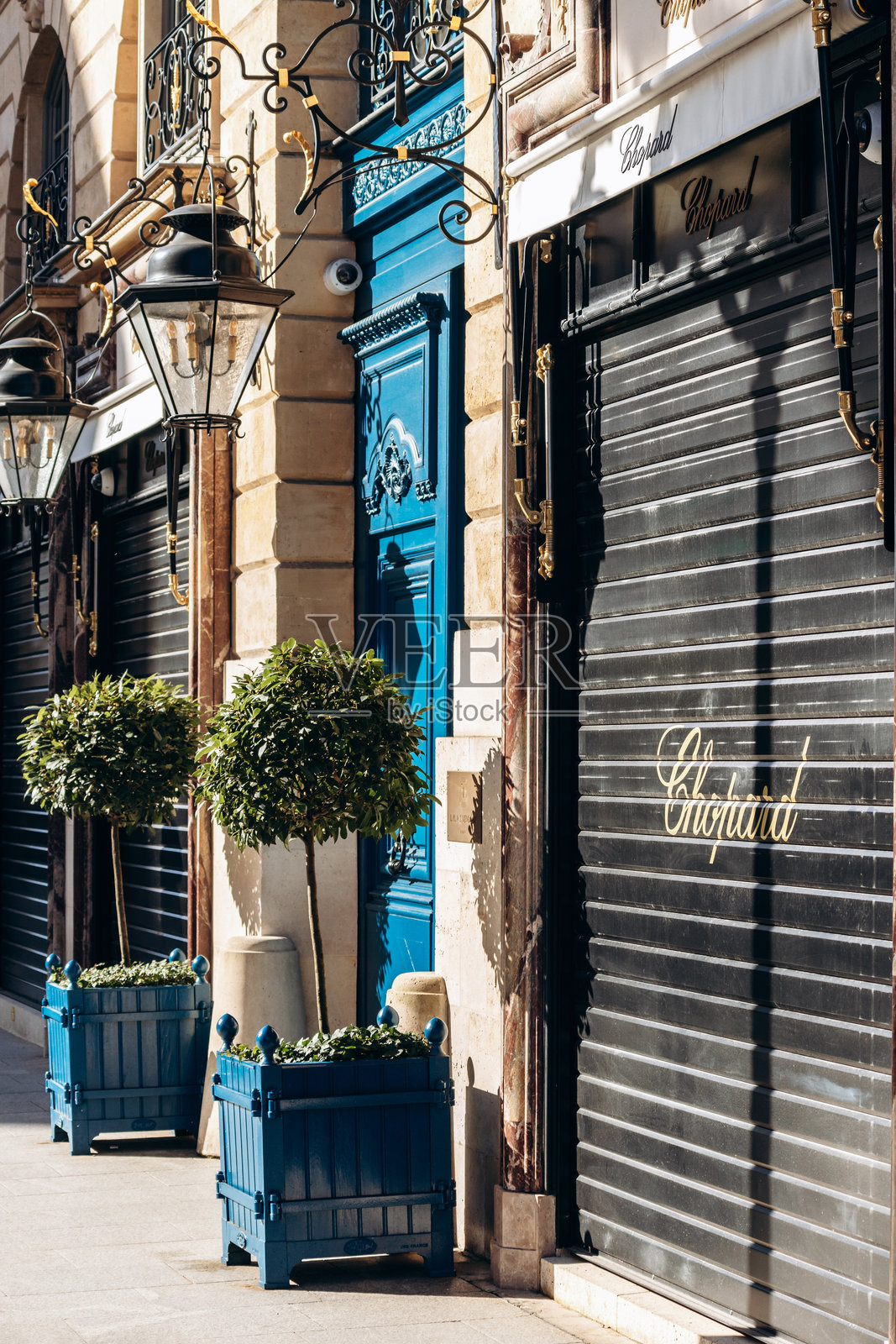 香奈儿精品店外观,靠近旺多姆广场照片摄影图片