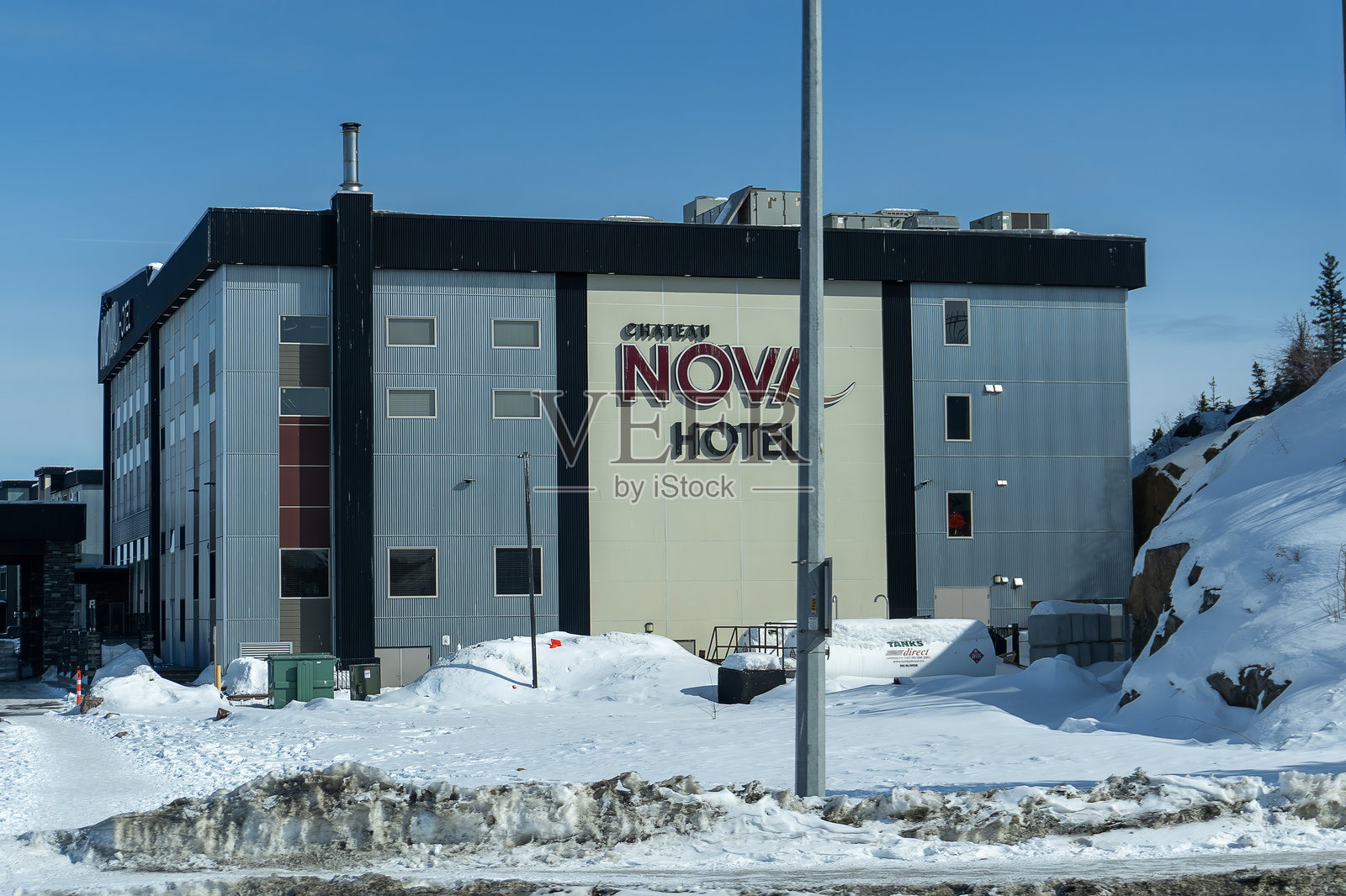 加拿大西北地区黄刀镇的诺瓦城堡酒店照片摄影图片