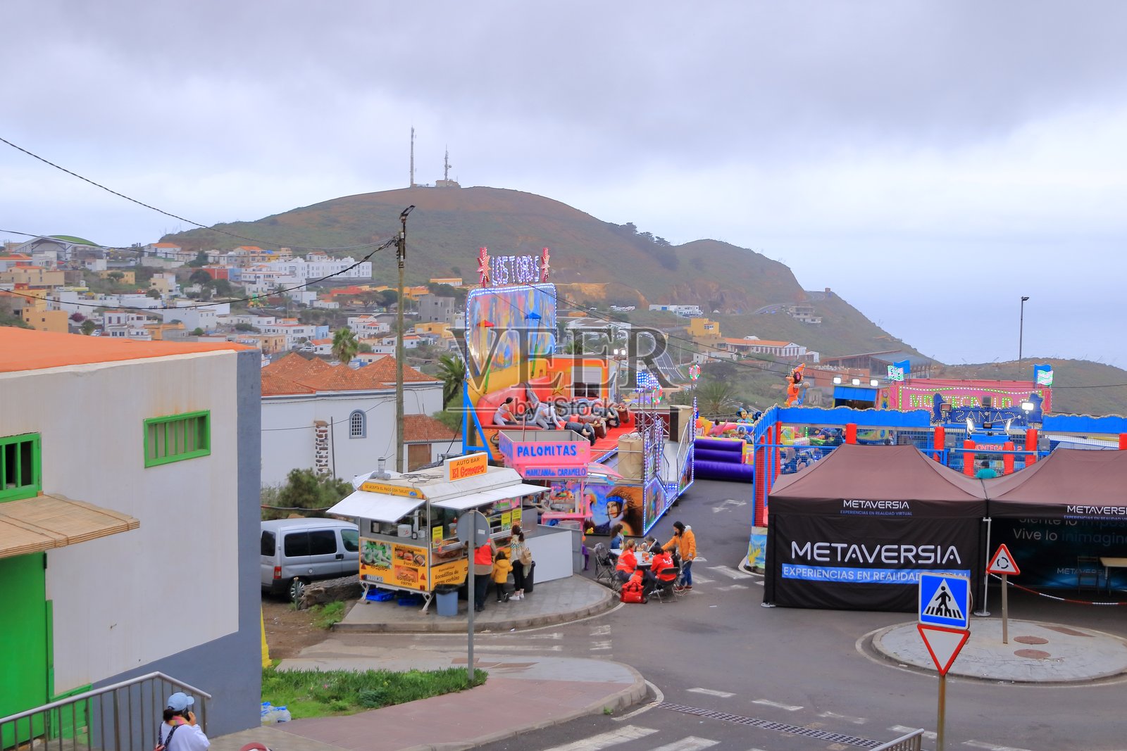 瓦尔韦尔德别墅，埃尔希罗岛的首府照片摄影图片